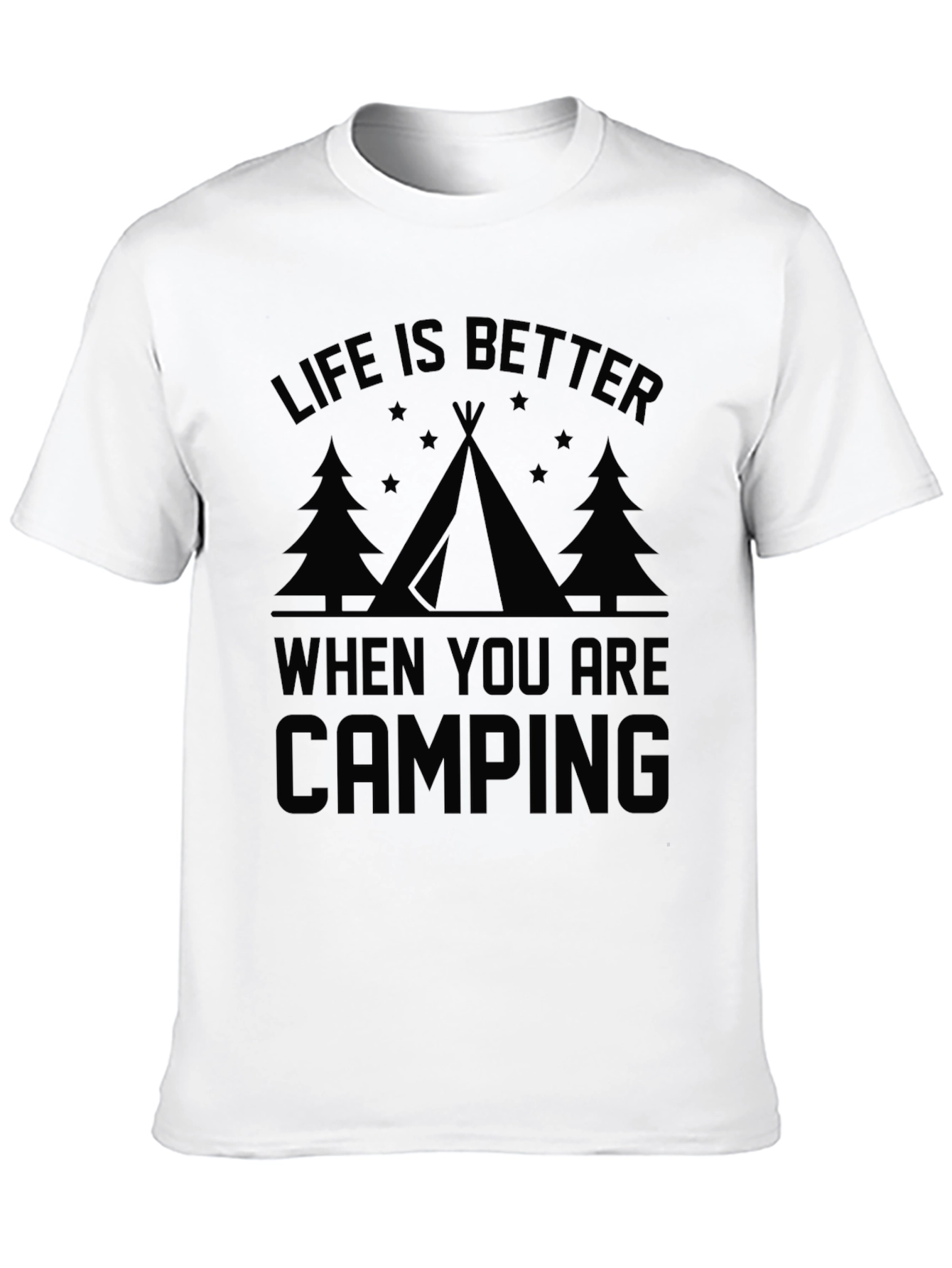 Black Life is Better When You Are Camping T-Shirt view 10