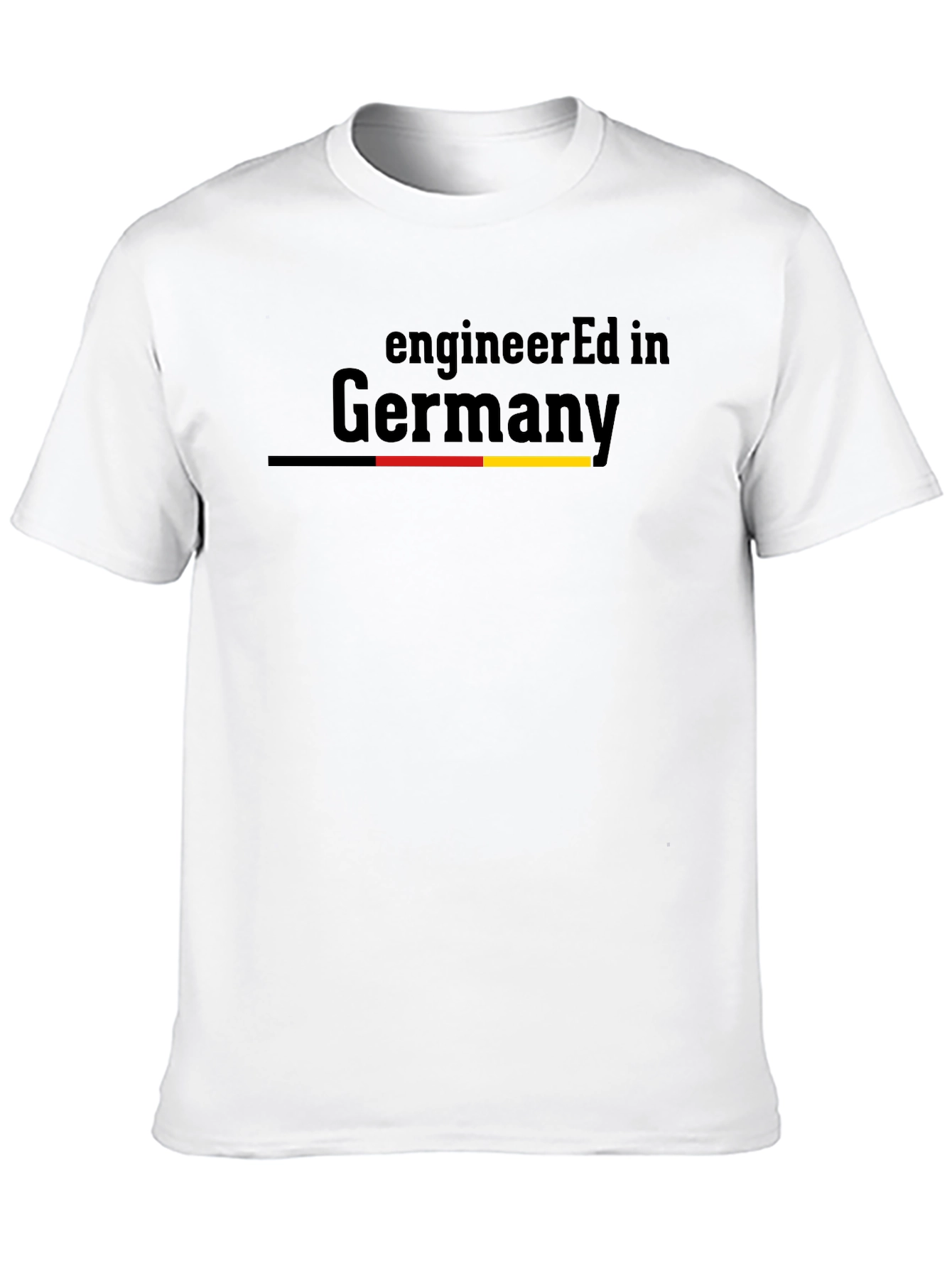 Black EngineerEd in Germany Black T-Shirt view 10