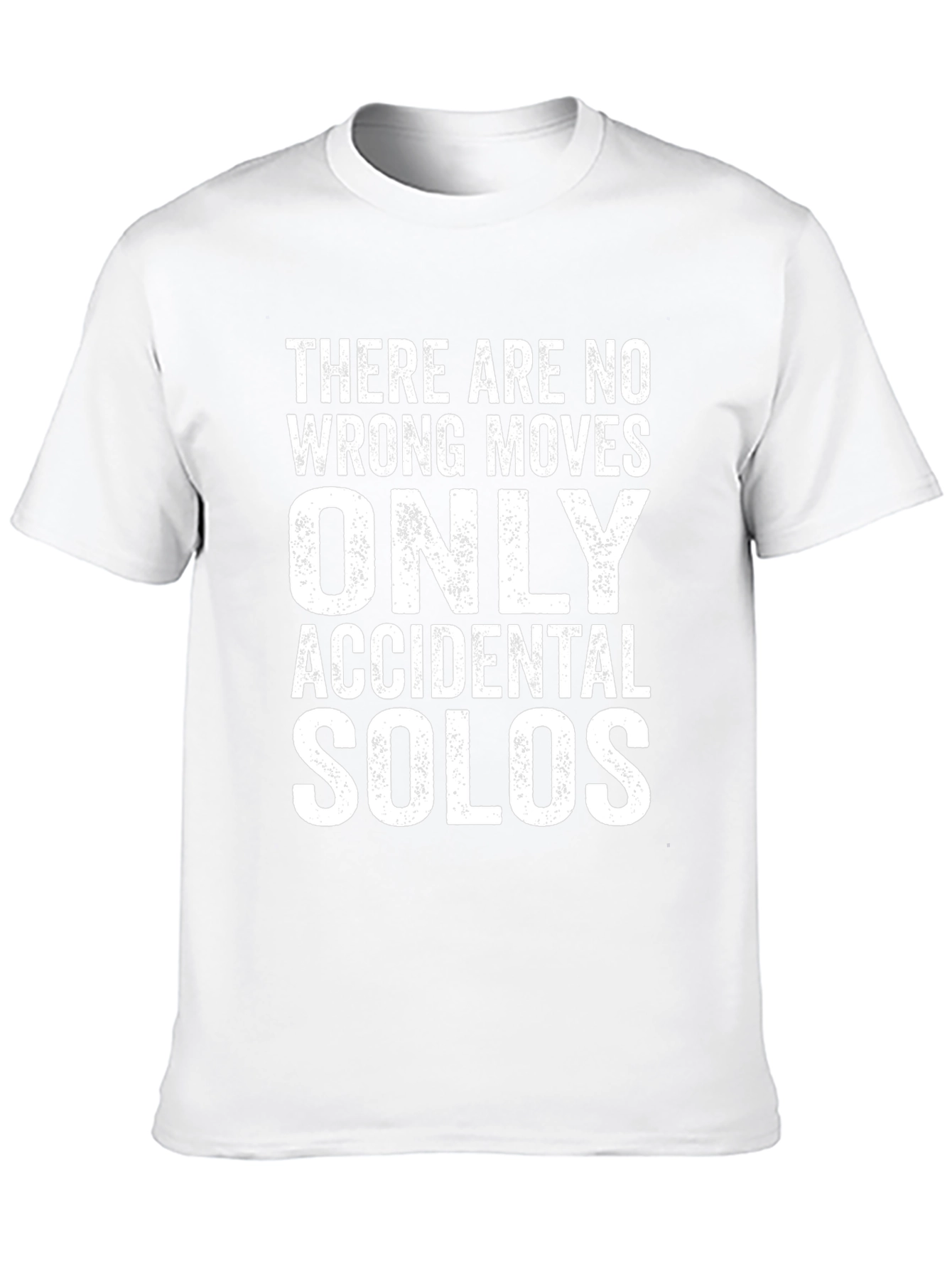 Black Funny "Accidental Solos" Graphic Tee - Black view 10