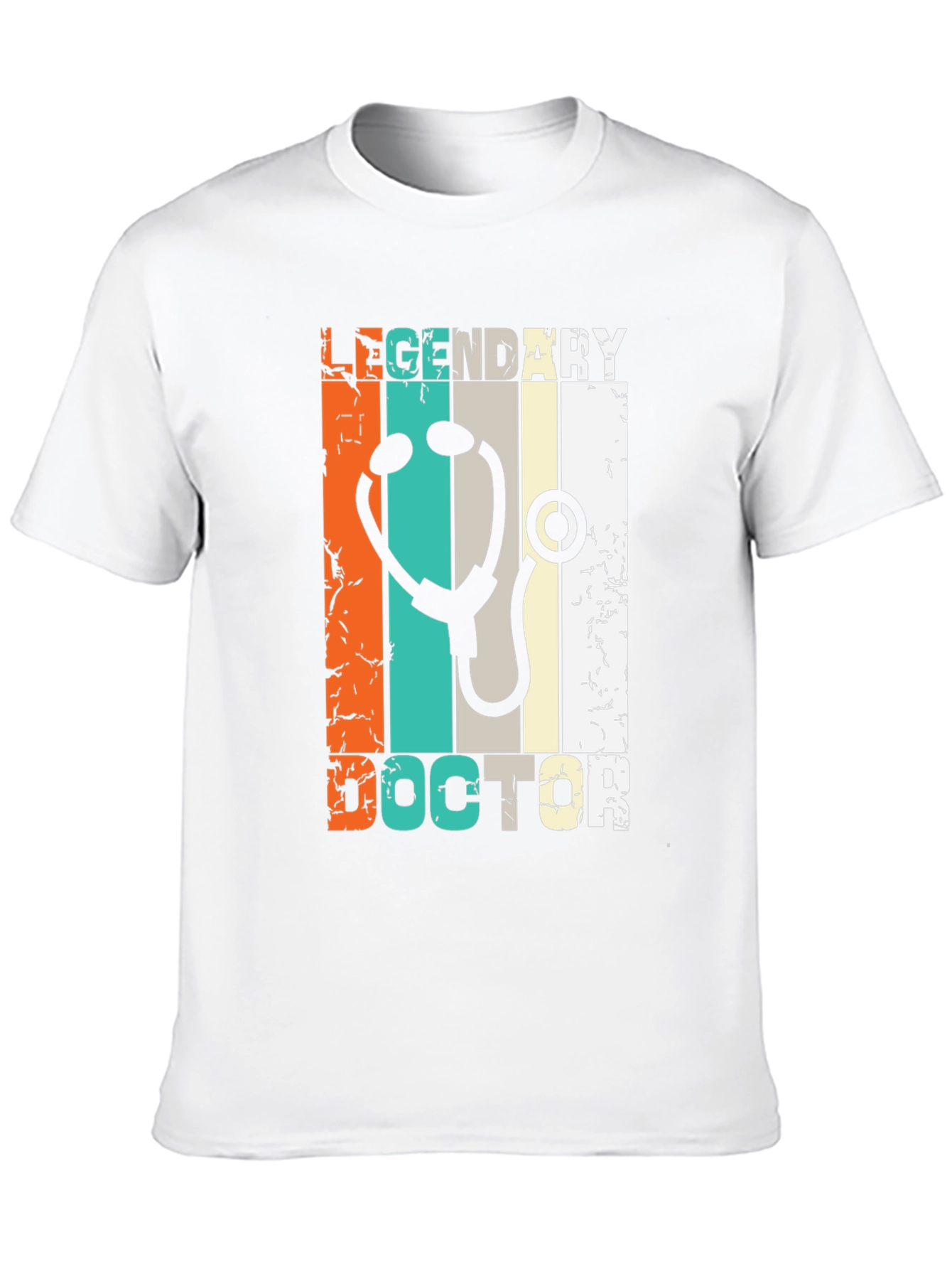 Black Legendary Doctor T-Shirt - Vintage Style view 10