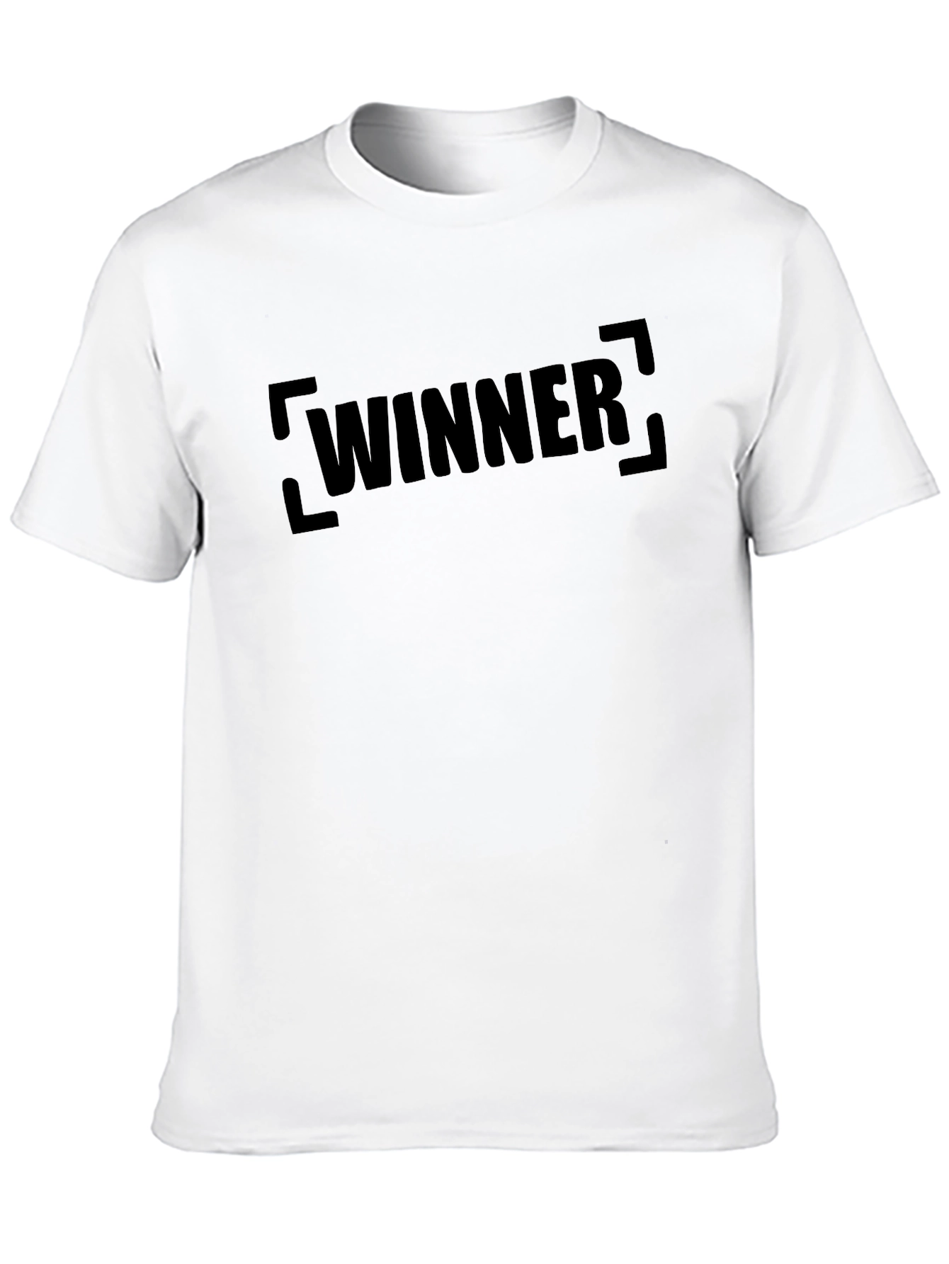Black WINNER Graphic Tee - Black Cotton T-Shirt view 10