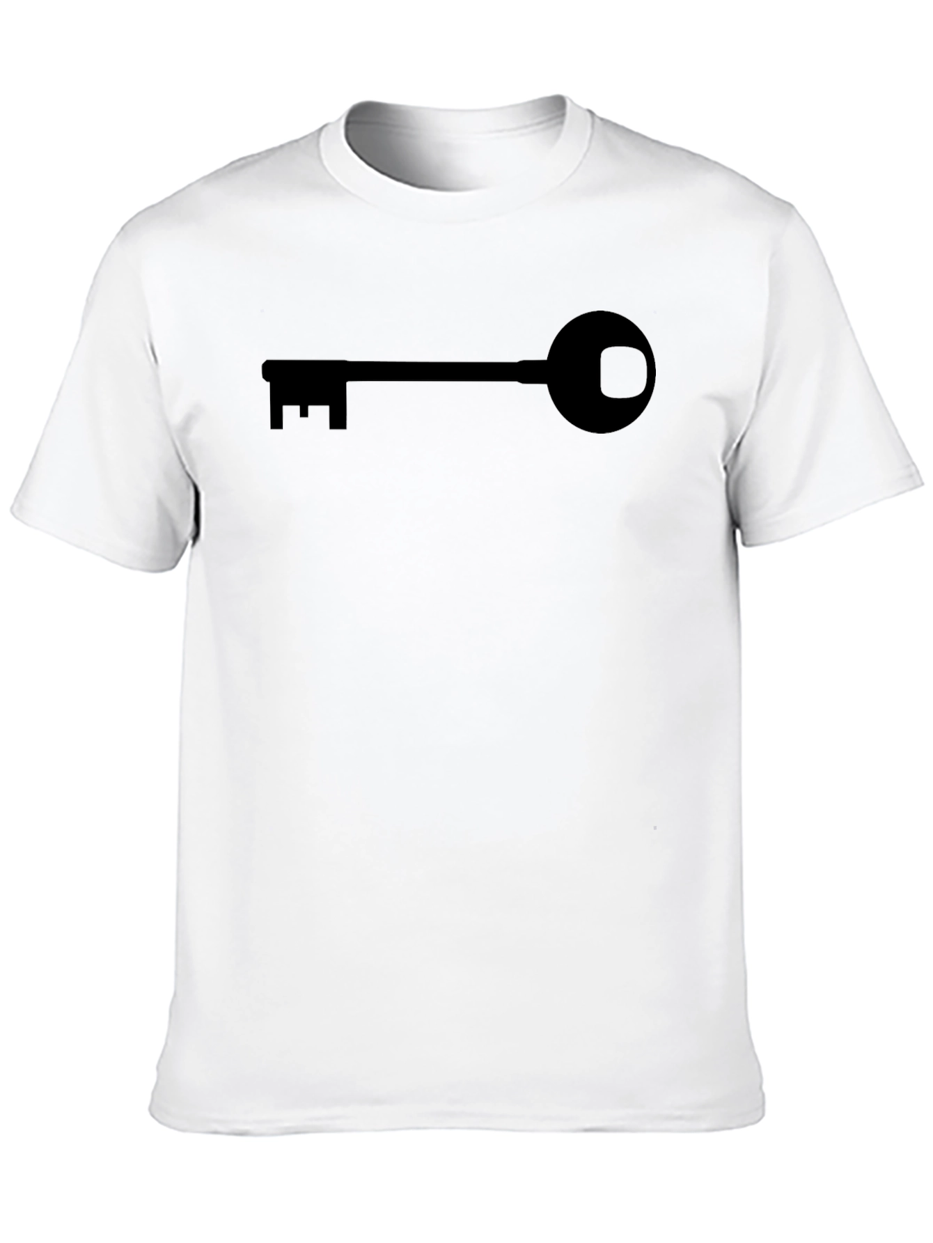 Black Key Graphic T-Shirt - Modern Minimalist Design view 10