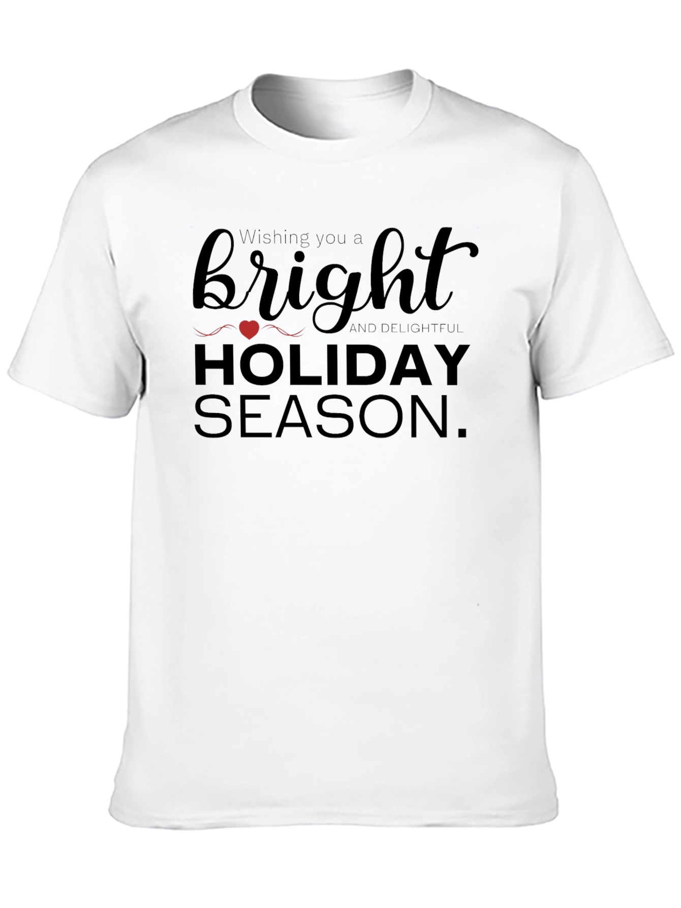 Black Bright Holiday Season T-Shirt view 10