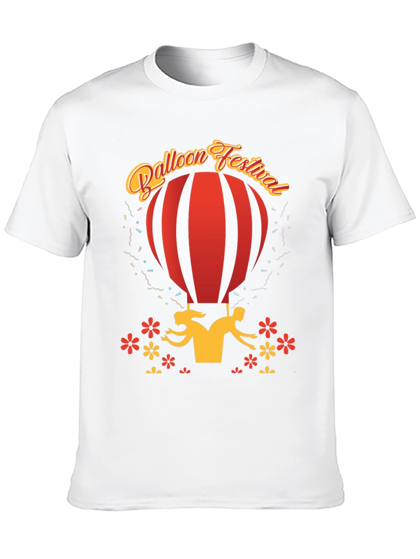 Black Balloon Festival Graphic Black T-Shirt view 10