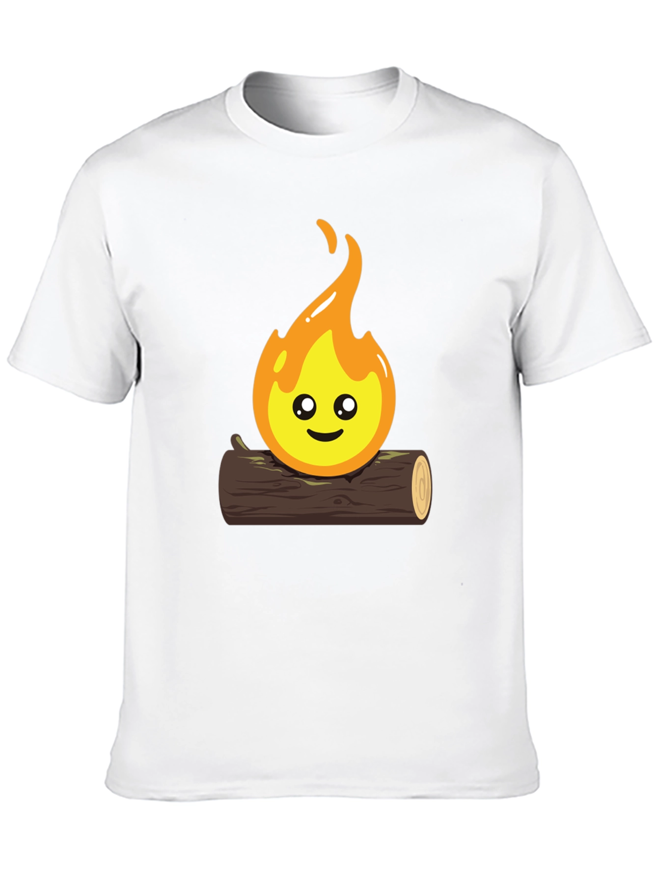 Black Cute Campfire Graphic T-Shirt - Black view 10