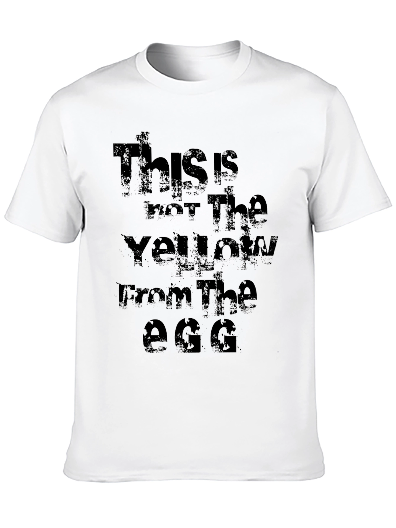 Black Black T-Shirt: This Is Not The Yellow From The Egg view 10