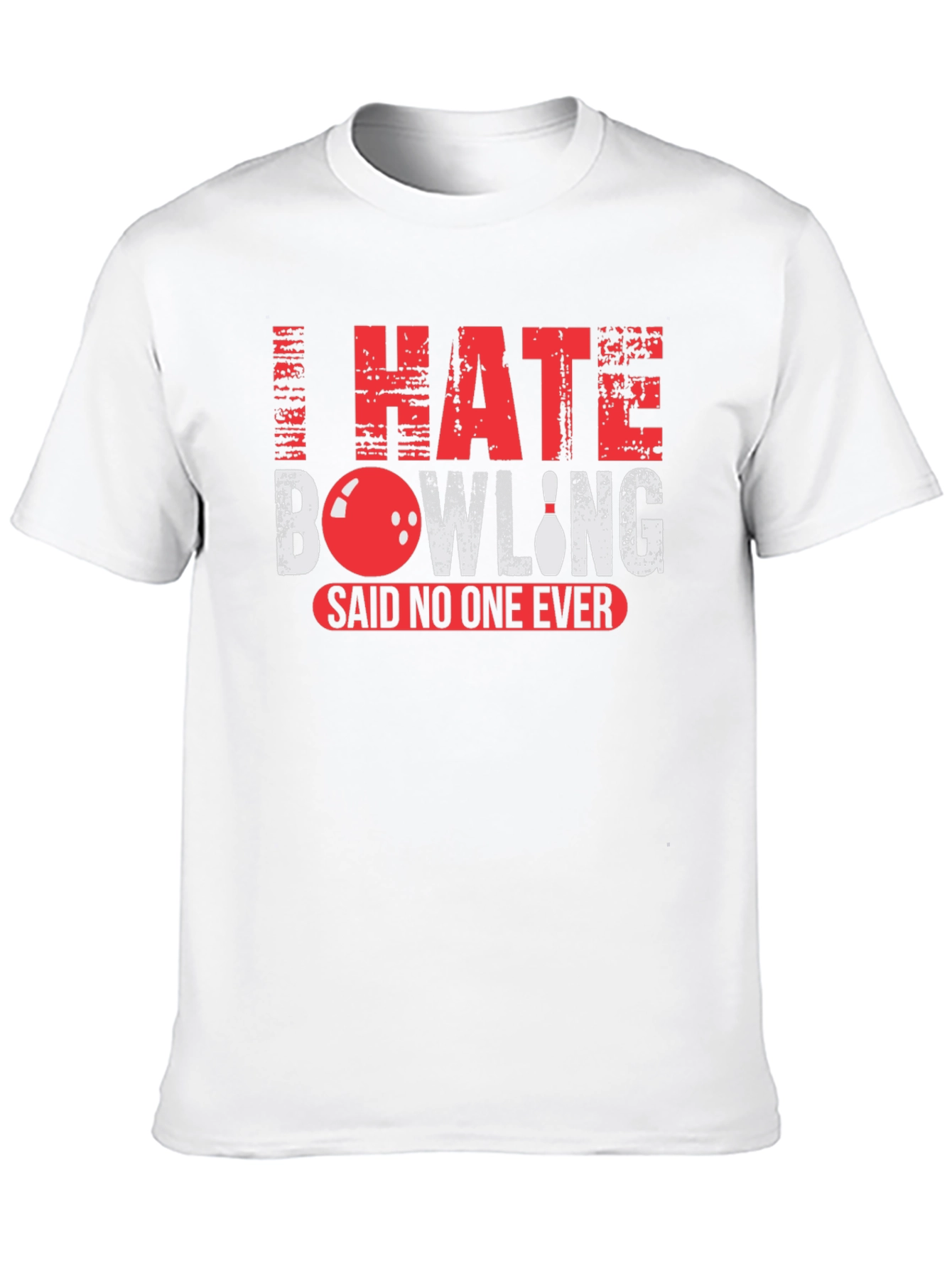 Black I Hate Bowling Said No One Ever T-Shirt view 10