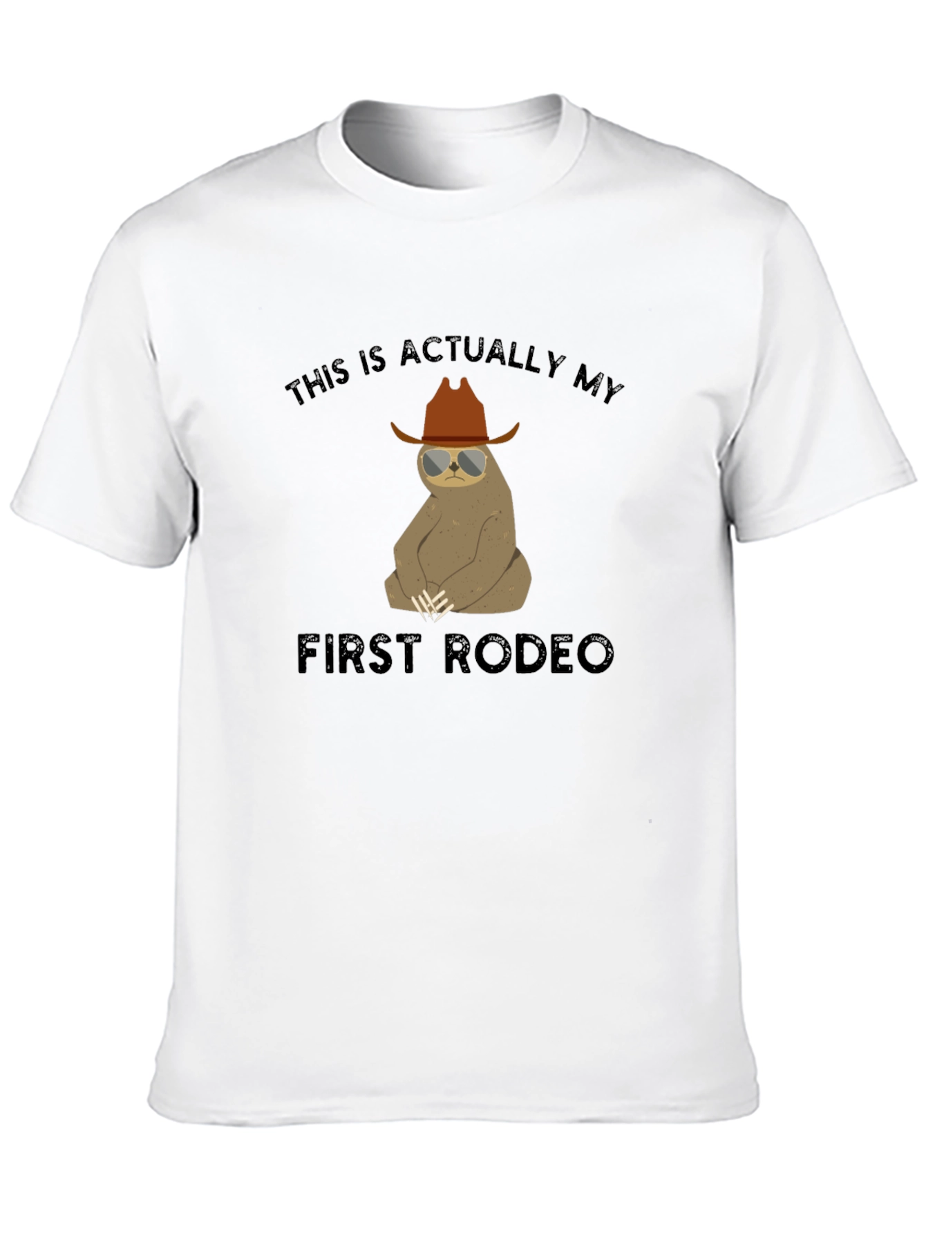 Sloth Rodeo Graphic Tee - Funny Western T-Shirt - 10