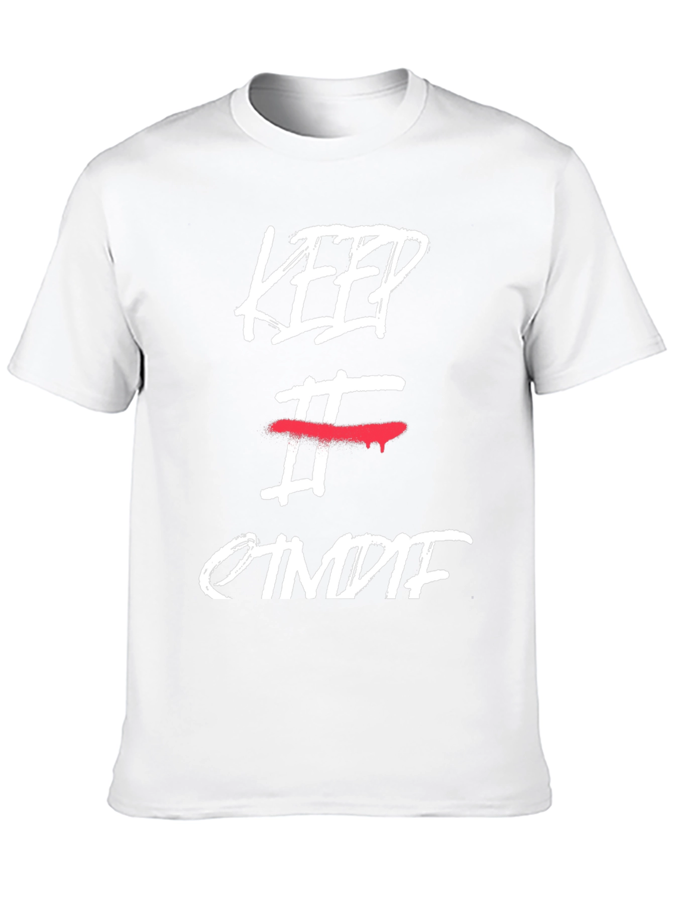 Black Keep It OTMDF T-Shirt - Stylish Graphic Tee view 10