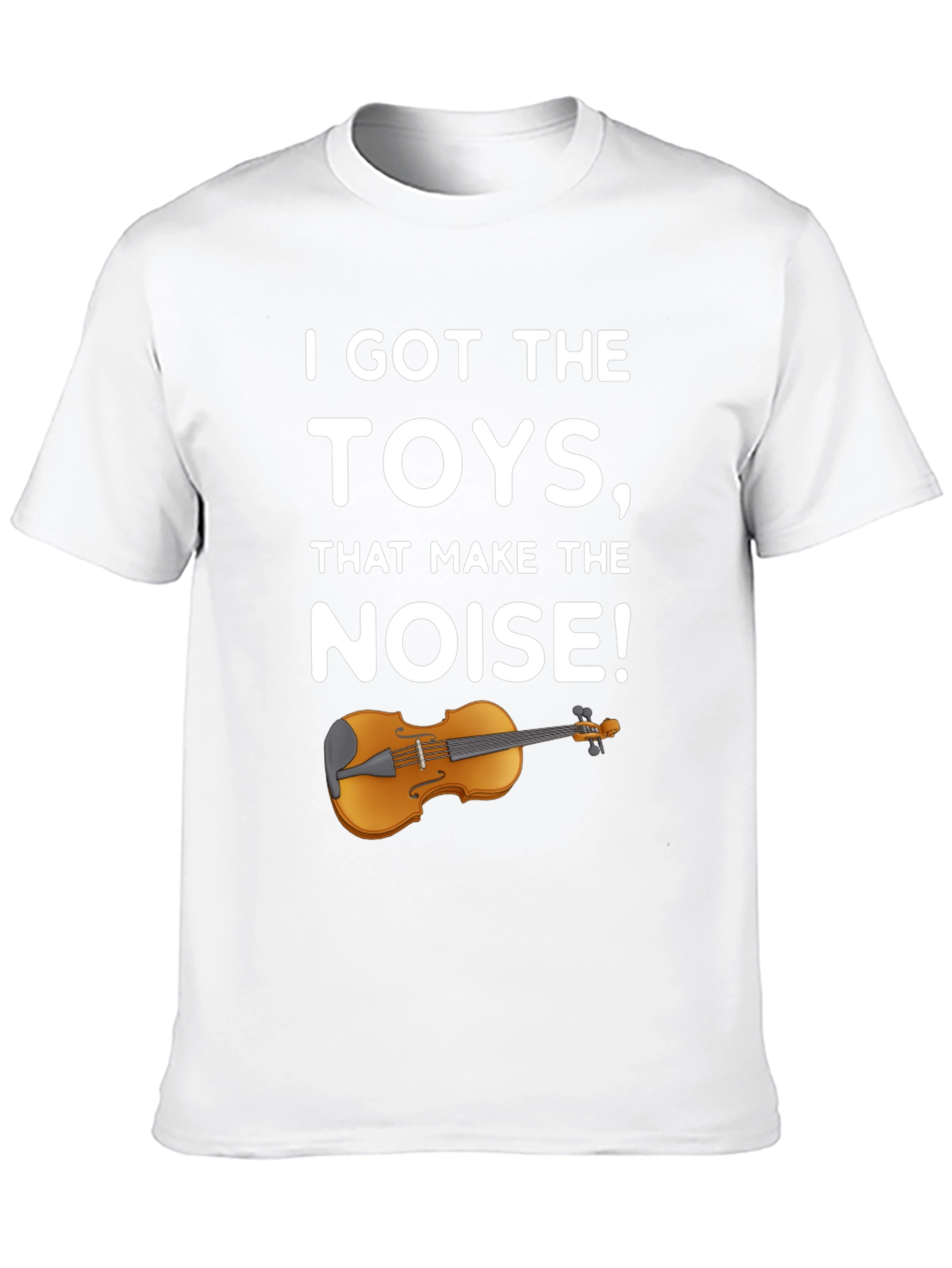 Black I Got The Toys Violin Black T-Shirt view 10