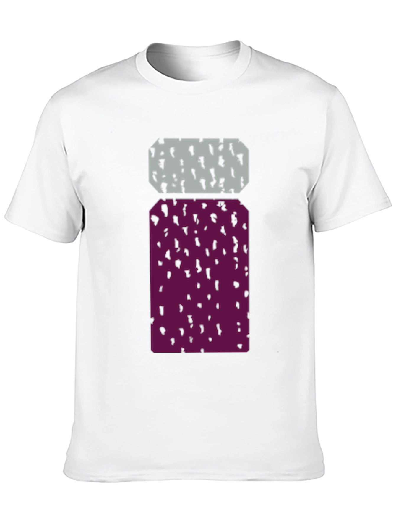 Black Abstract Patterned T-Shirt view 10