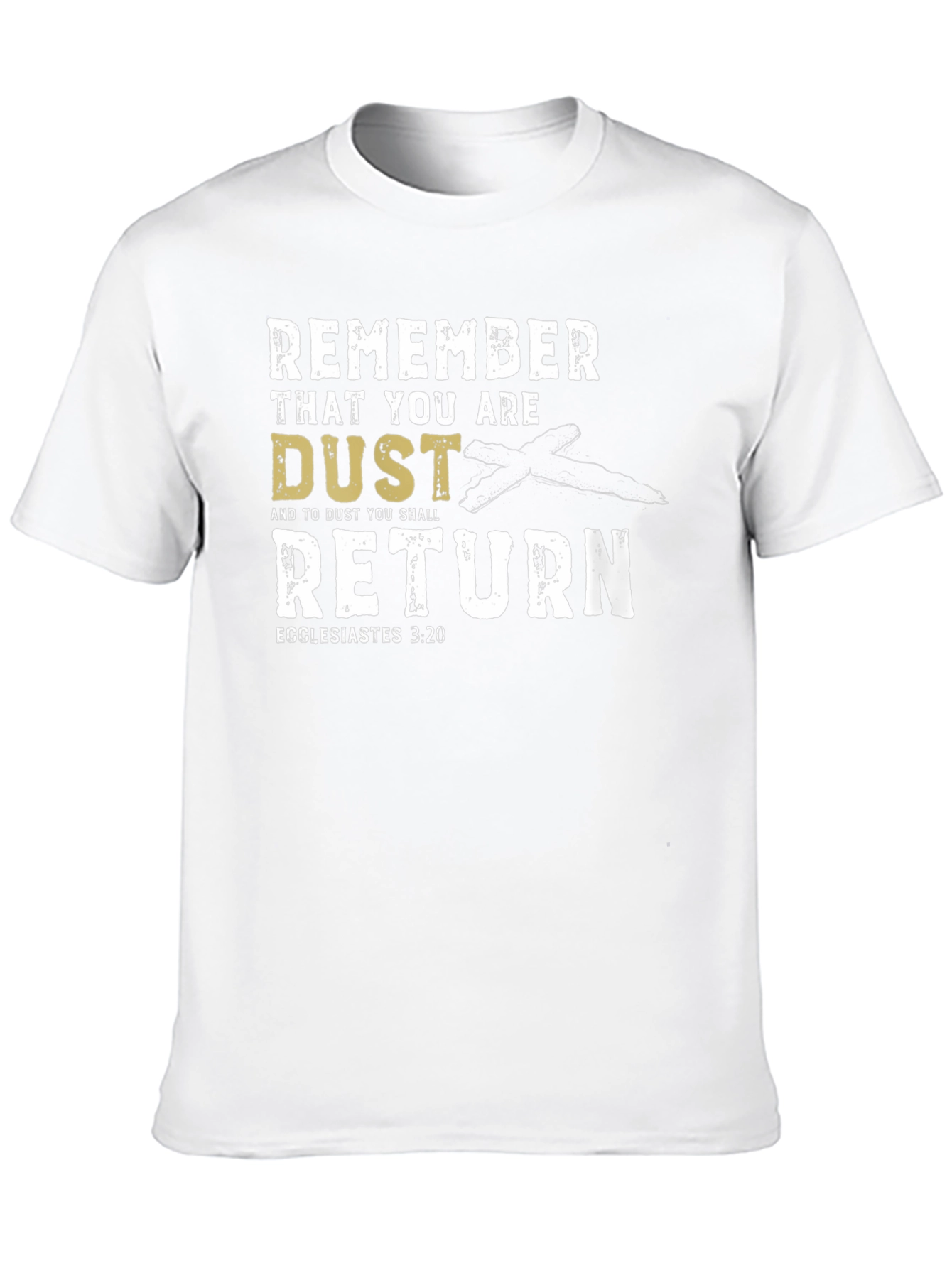 Black Remember That You Are Dust T-Shirt view 10