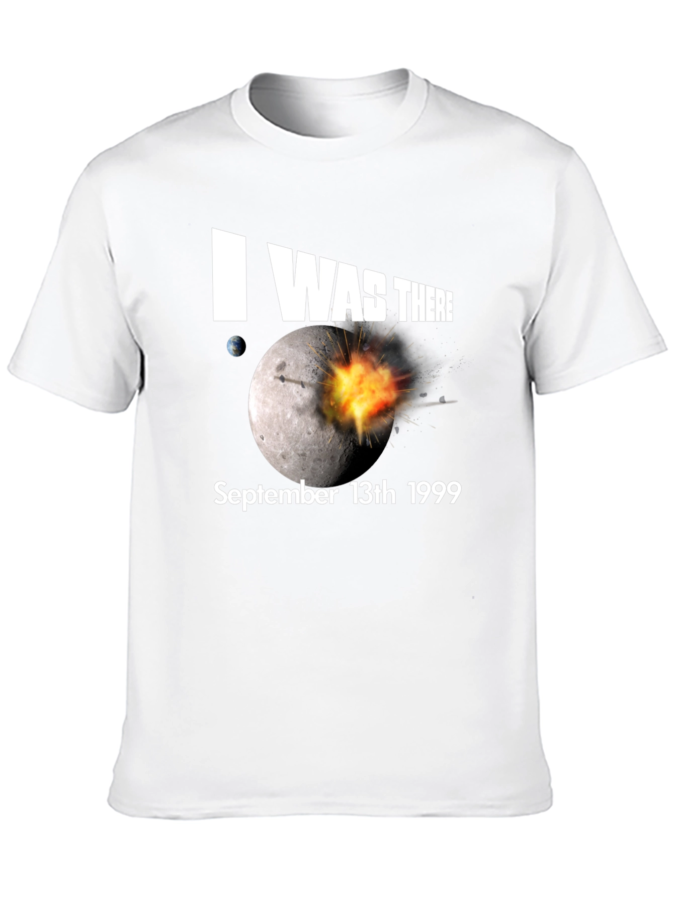 Black I Was There Moon Blast T-Shirt view 10