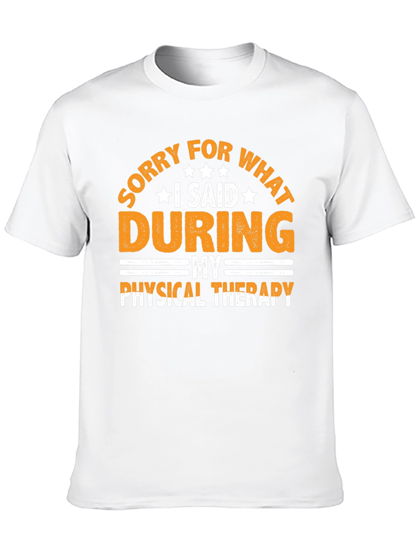 Black Funny Therapy T-Shirt: Sorry For What I Said view 10