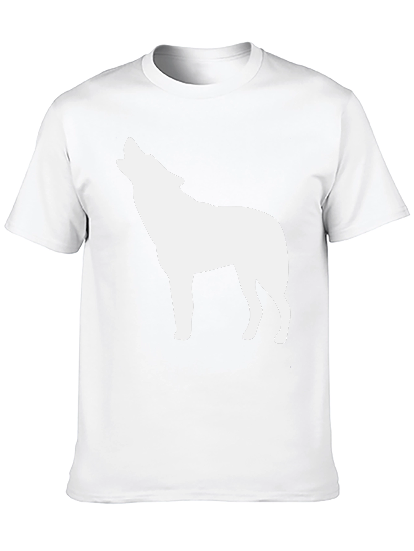 Black Black Wolf Silhouette T-Shirt view 10