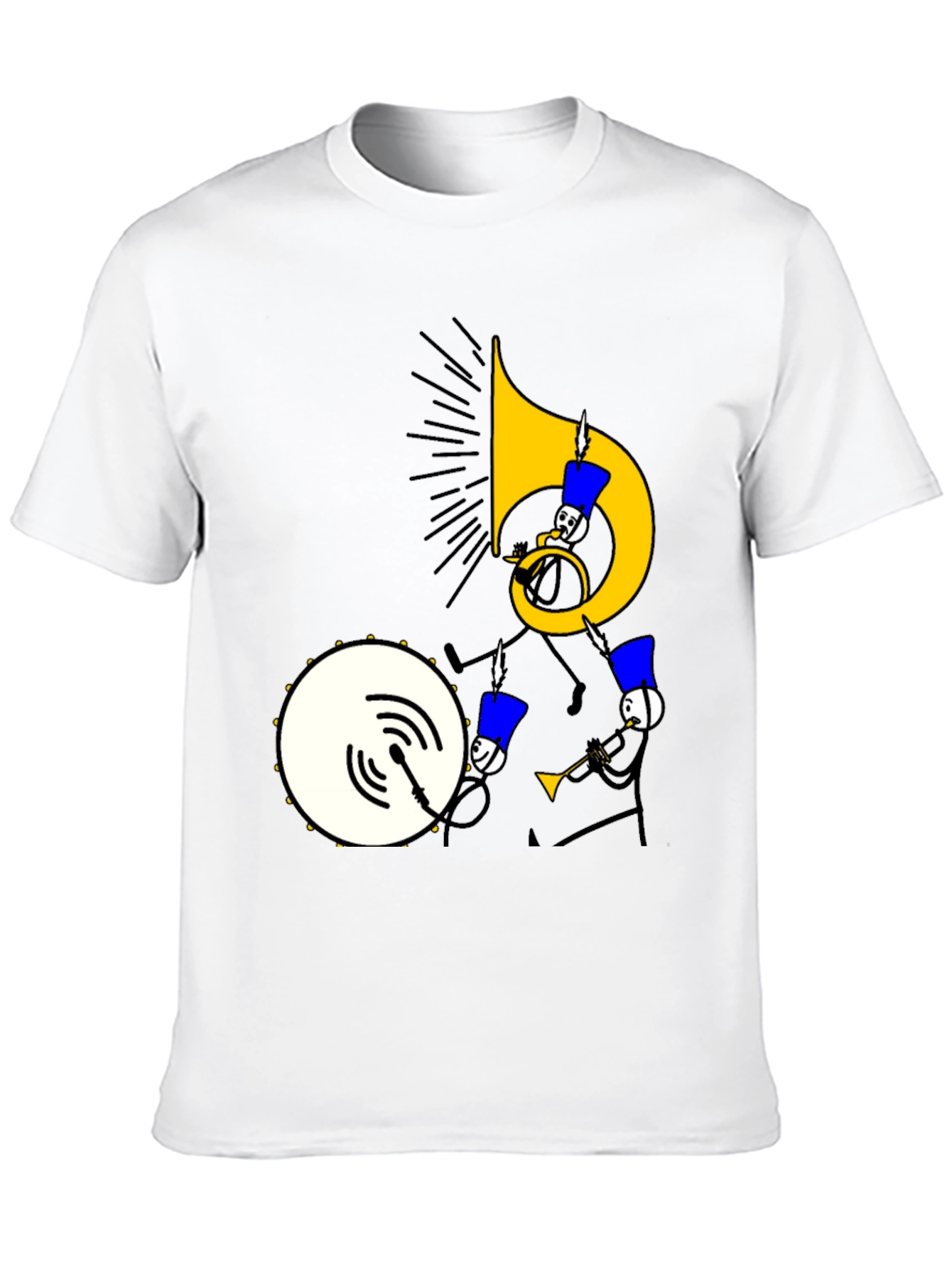 Black Musical Marching Band Graphic Tee view 10