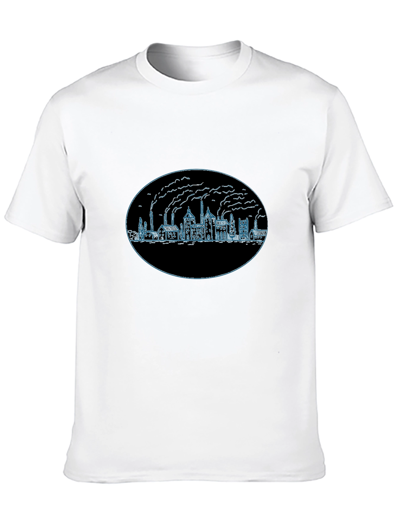 Black Urban Factory Graphic Tee - Black view 10