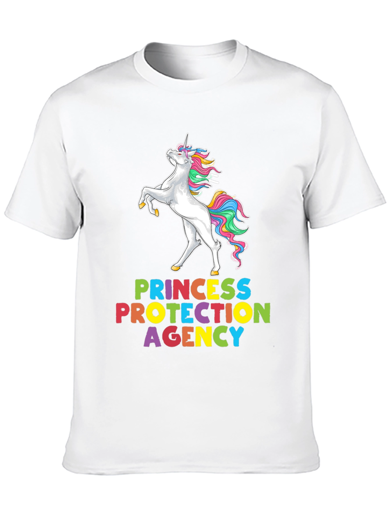 Black Princess Protection Agency Unicorn Graphic Tee view 10