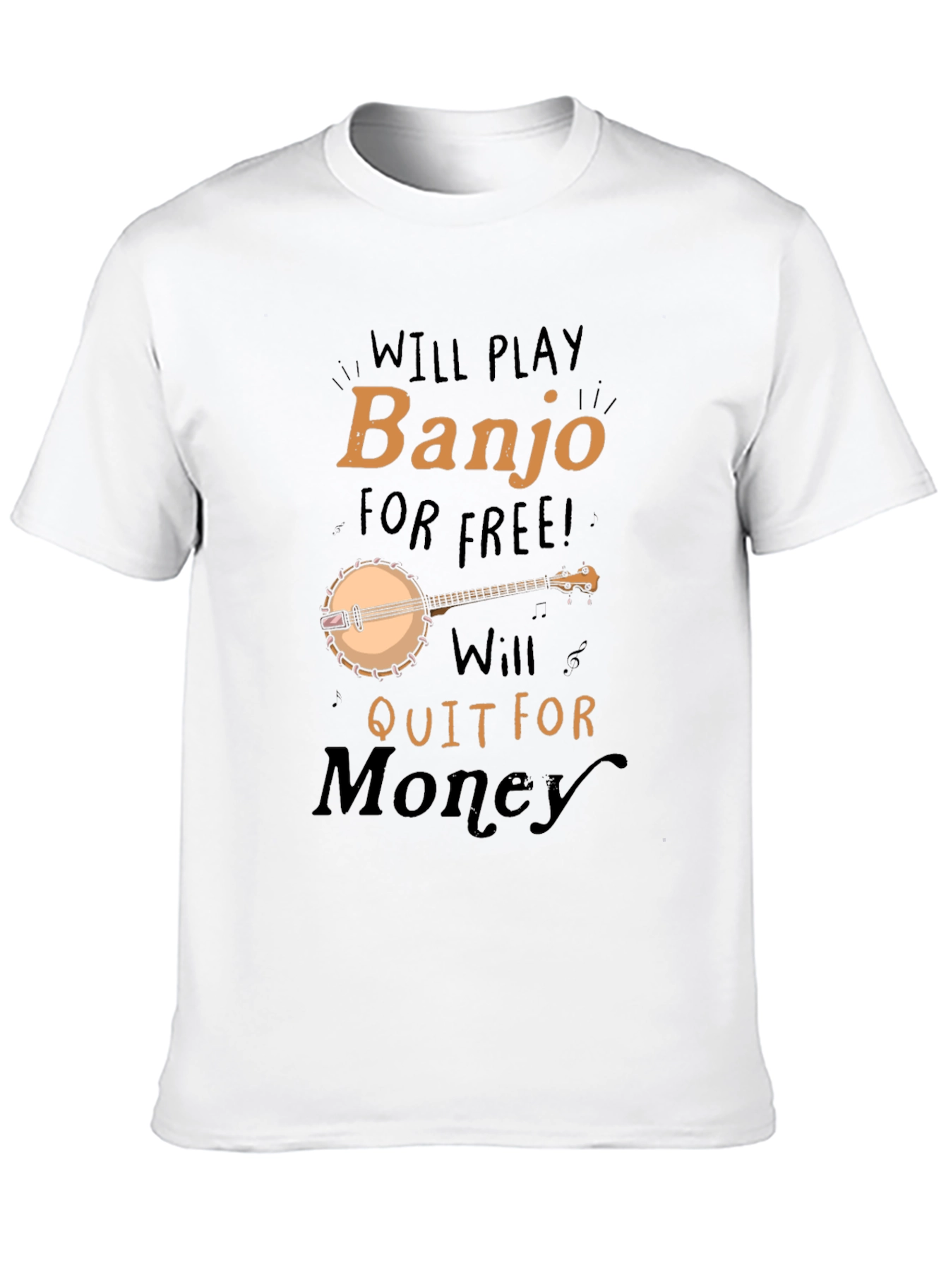 Black Will Play Banjo for Free T-Shirt view 10