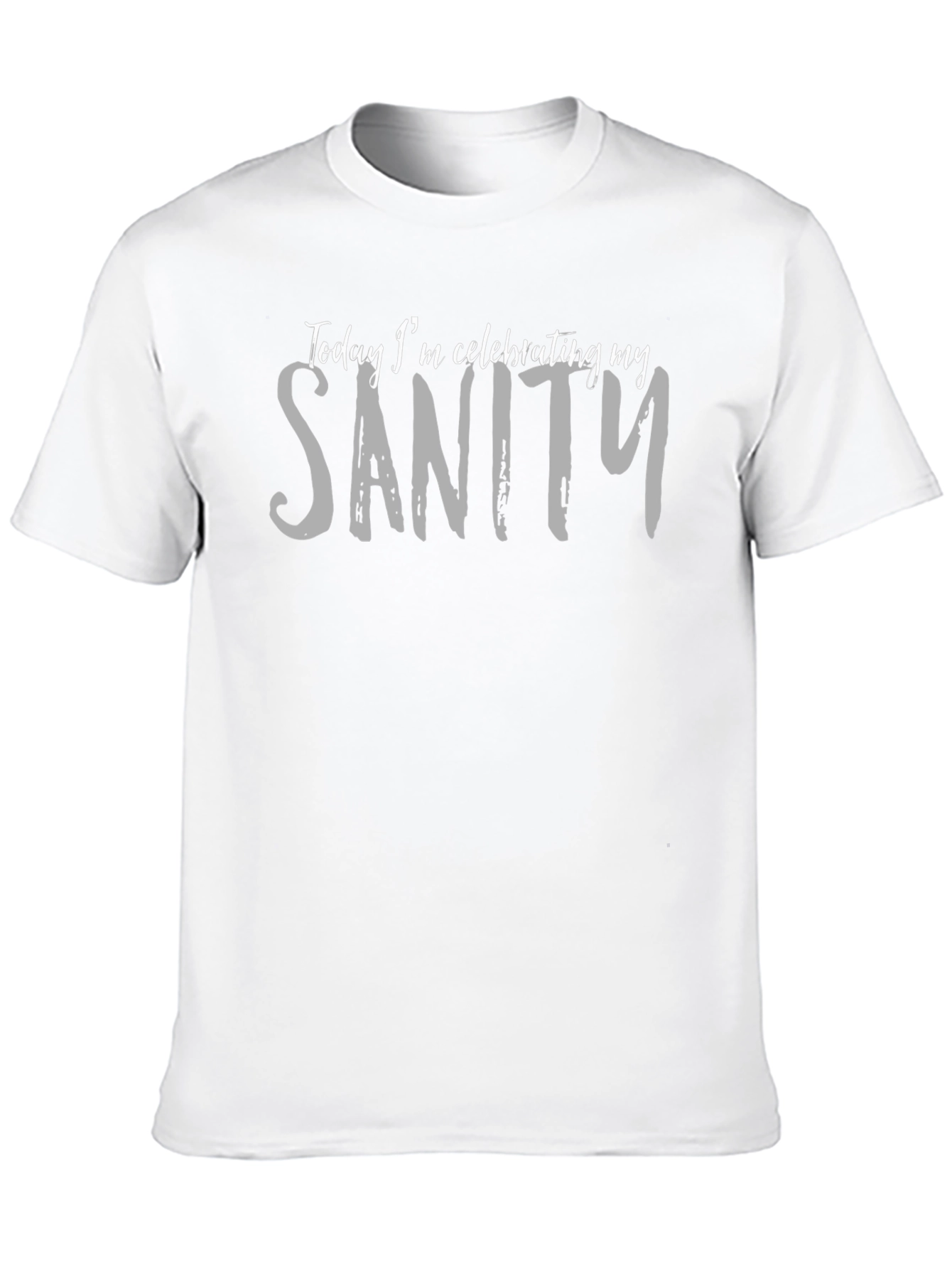 Black Celebrating Sanity Graphic Tee view 10