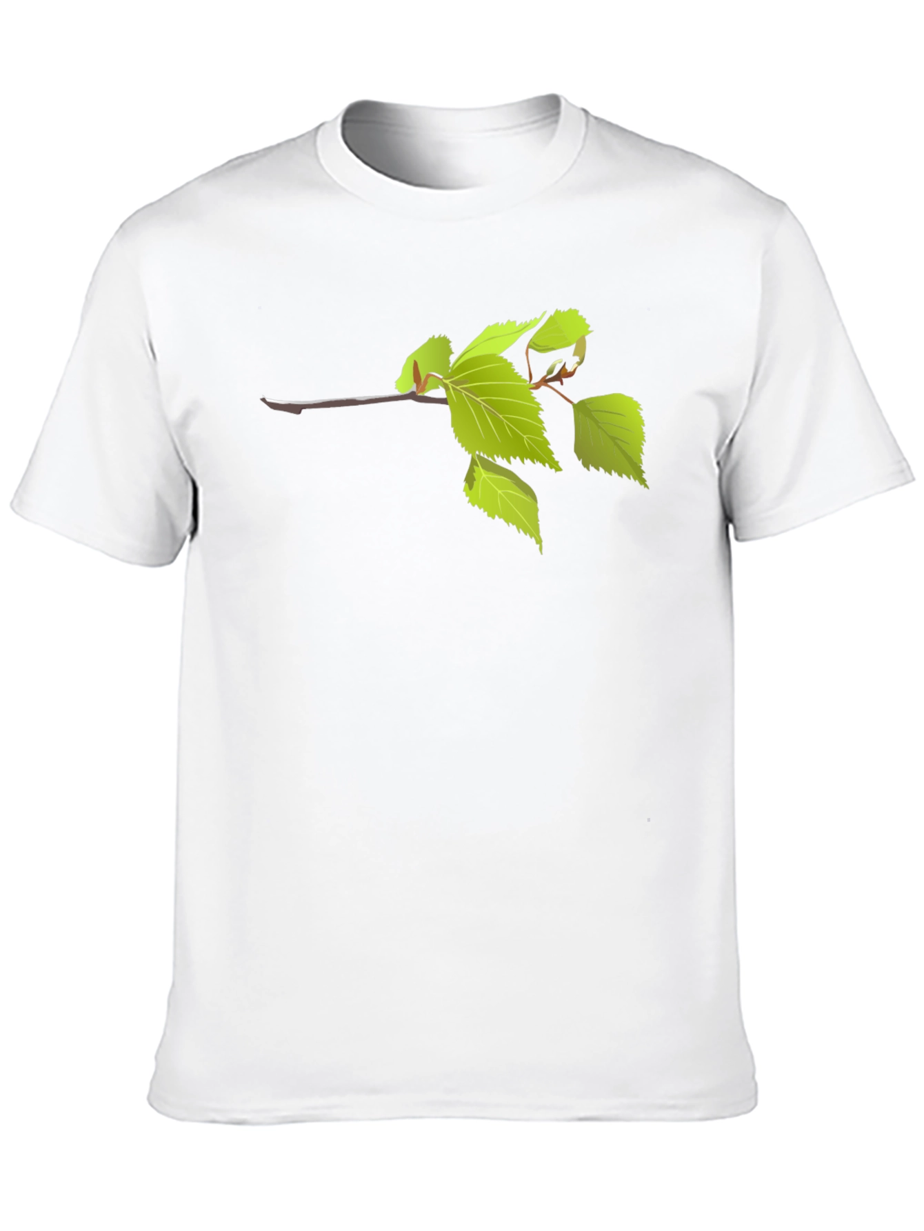Black Nature Branch Graphic T-Shirt - Casual Comfort view 10