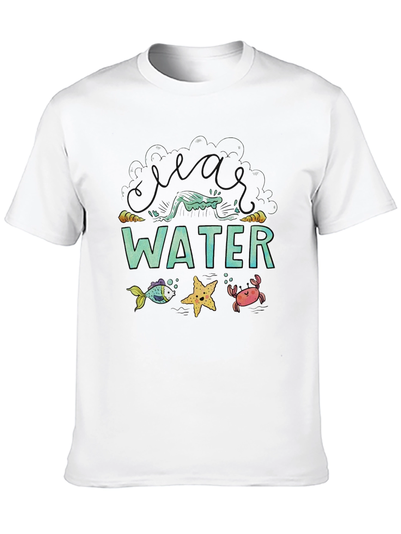 Stay Wild, Stay Water Black T-Shirt - 10