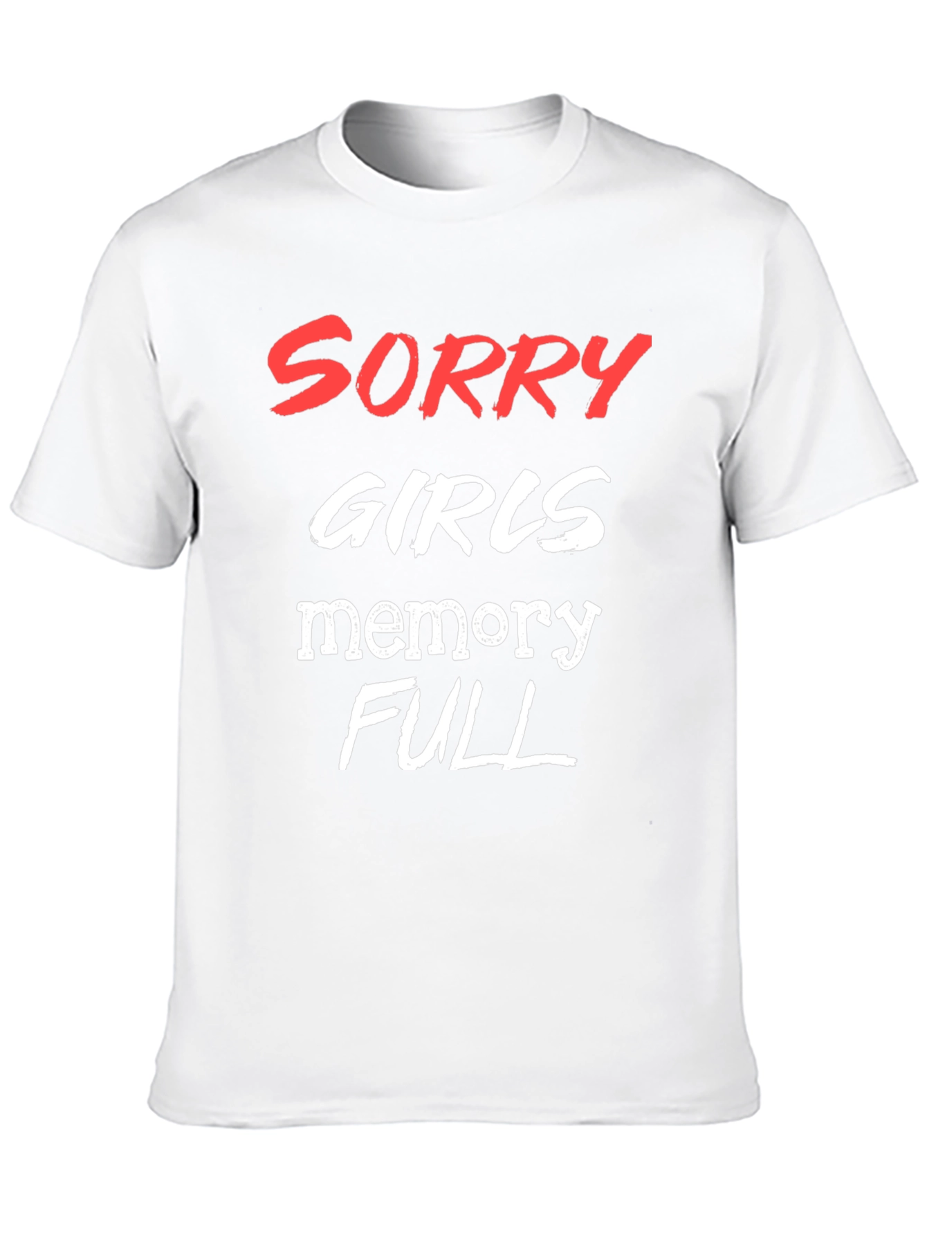 Black Funny Men's Memory Full Graphic Tee view 10
