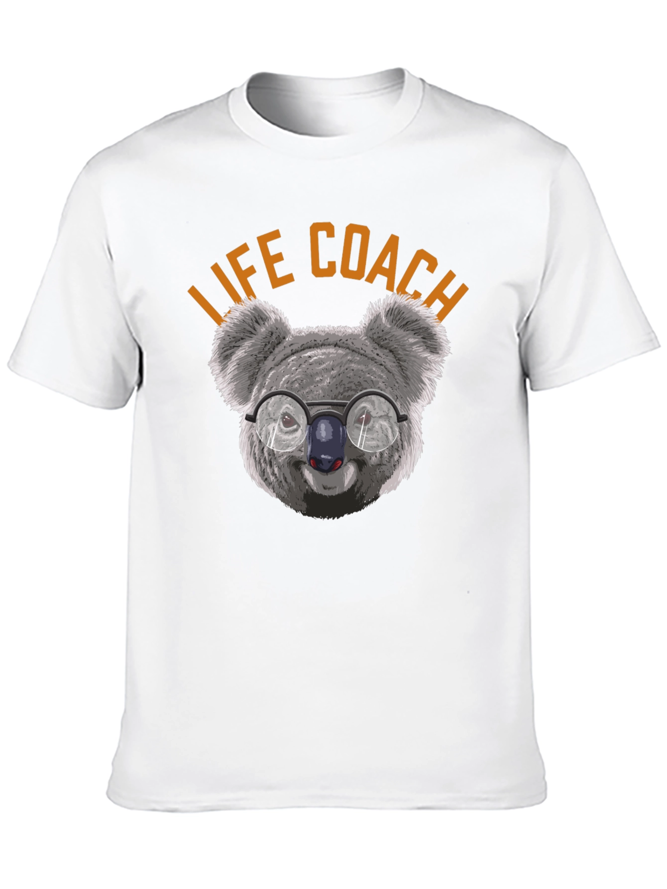 Black Life Coach Koala T-Shirt - Funny Animal Tee view 10