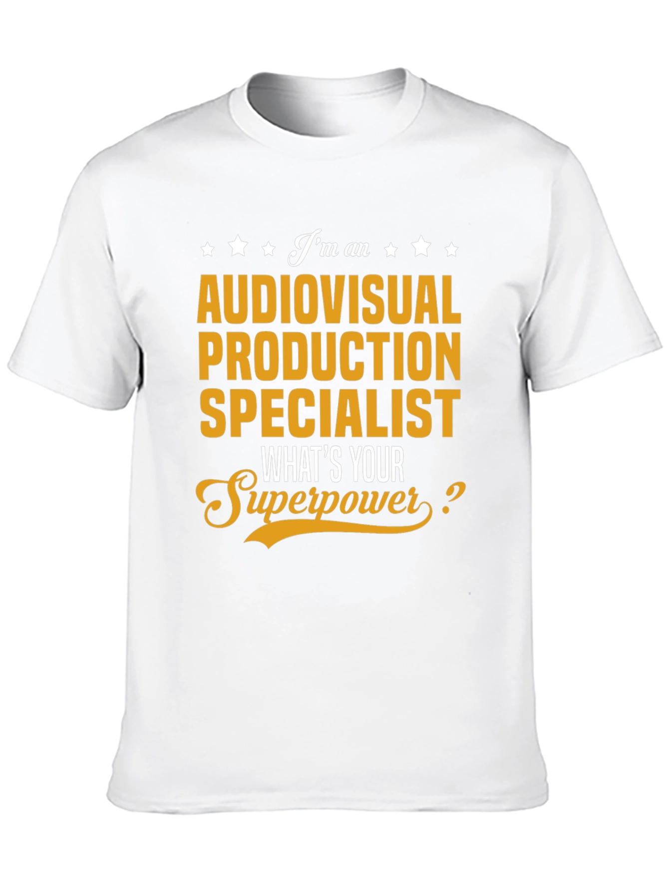 Black Audiovisual Production Specialist T-Shirt view 10