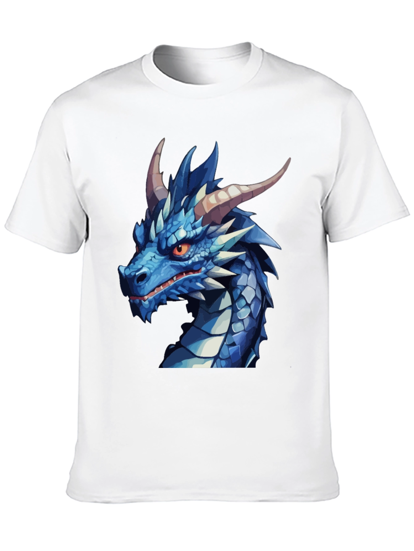Black Dragon Graphic Tee - Black Cotton Blend T-Shirt view 10