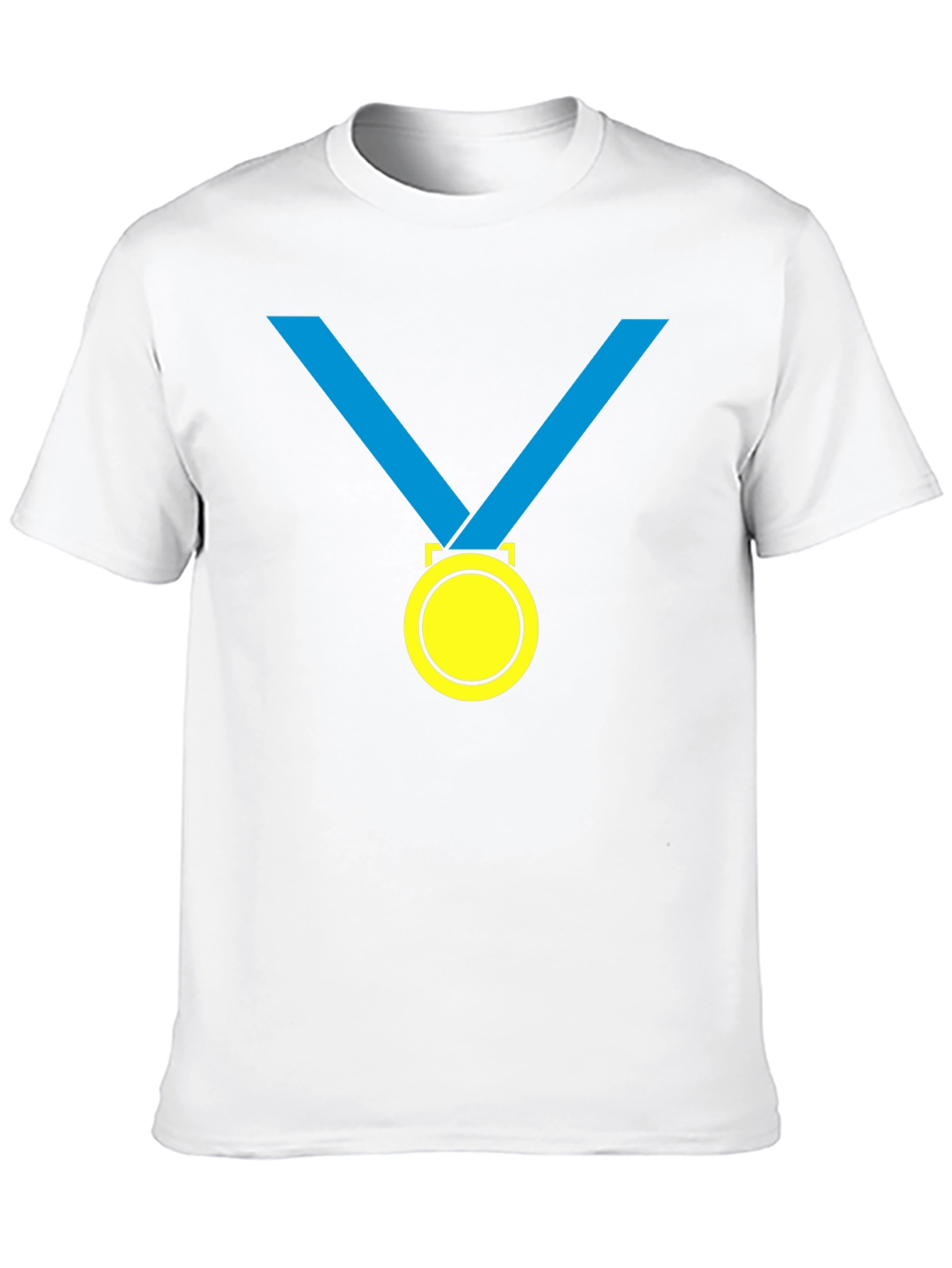 Black Winner's Medal Graphic Tee - Black Cotton T-Shirt view 10