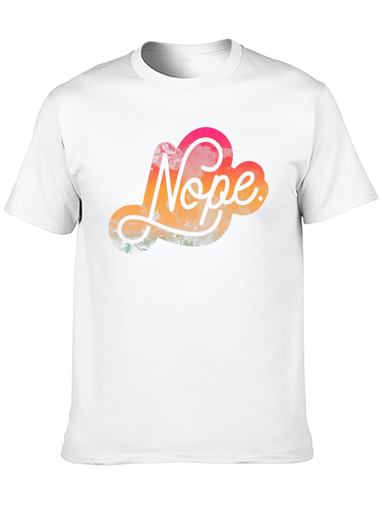 Black Nope Graphic Tee - Casual Black T-Shirt view 10