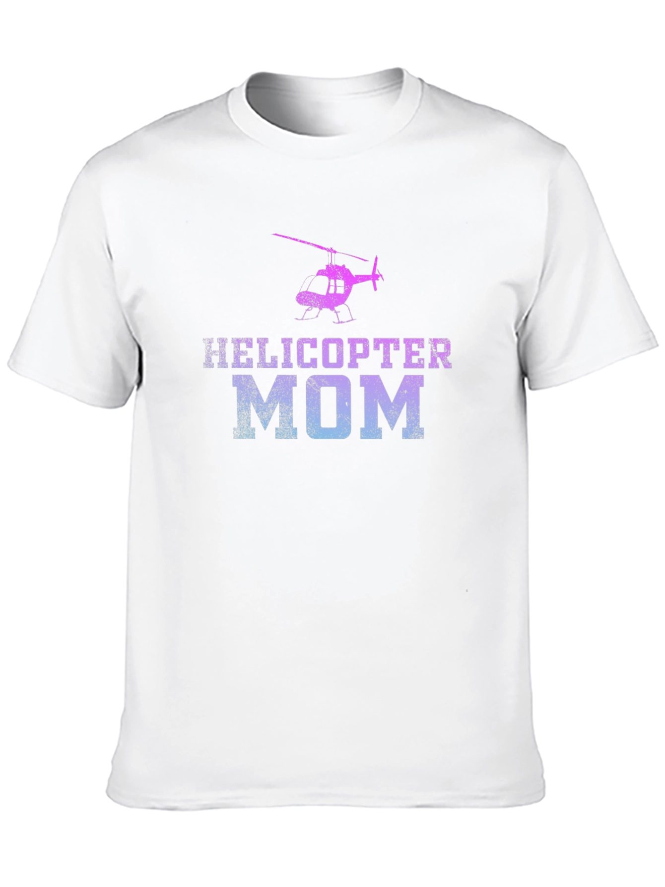 Black Helicopter Mom Novelty T-Shirt view 10