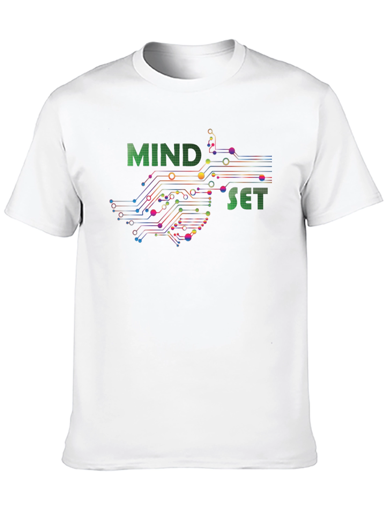 Black Mindset Circuit Graphic T-Shirt - Tech Inspired view 10