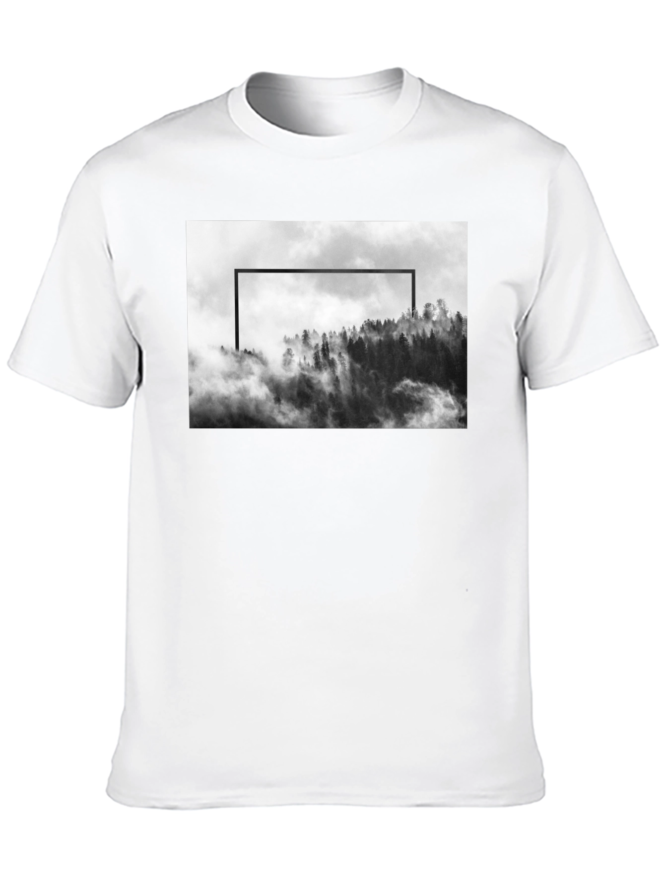Black Mountain Framed Black T-Shirt view 10