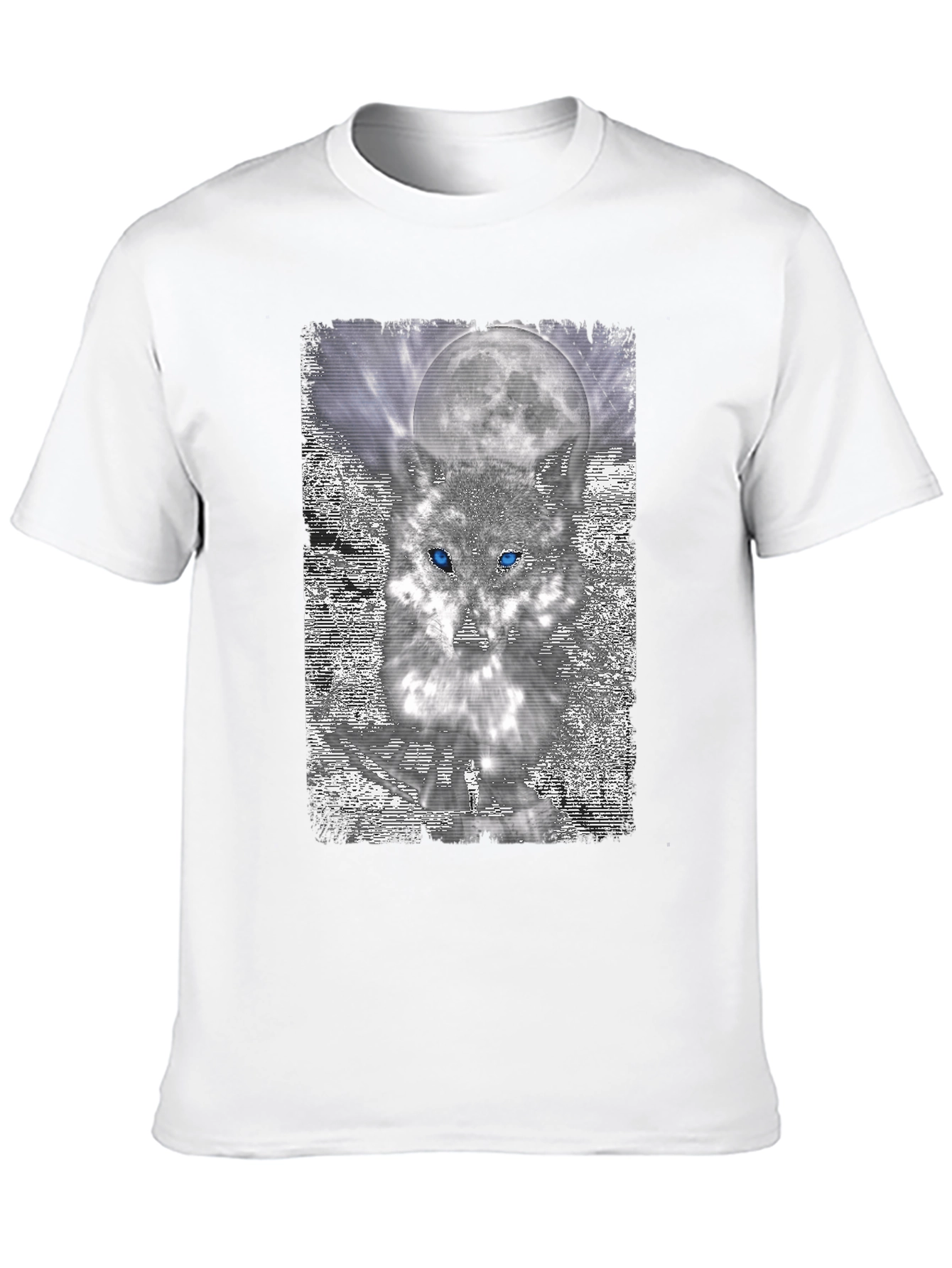 Black Wolf Moon Graphic Tee view 10
