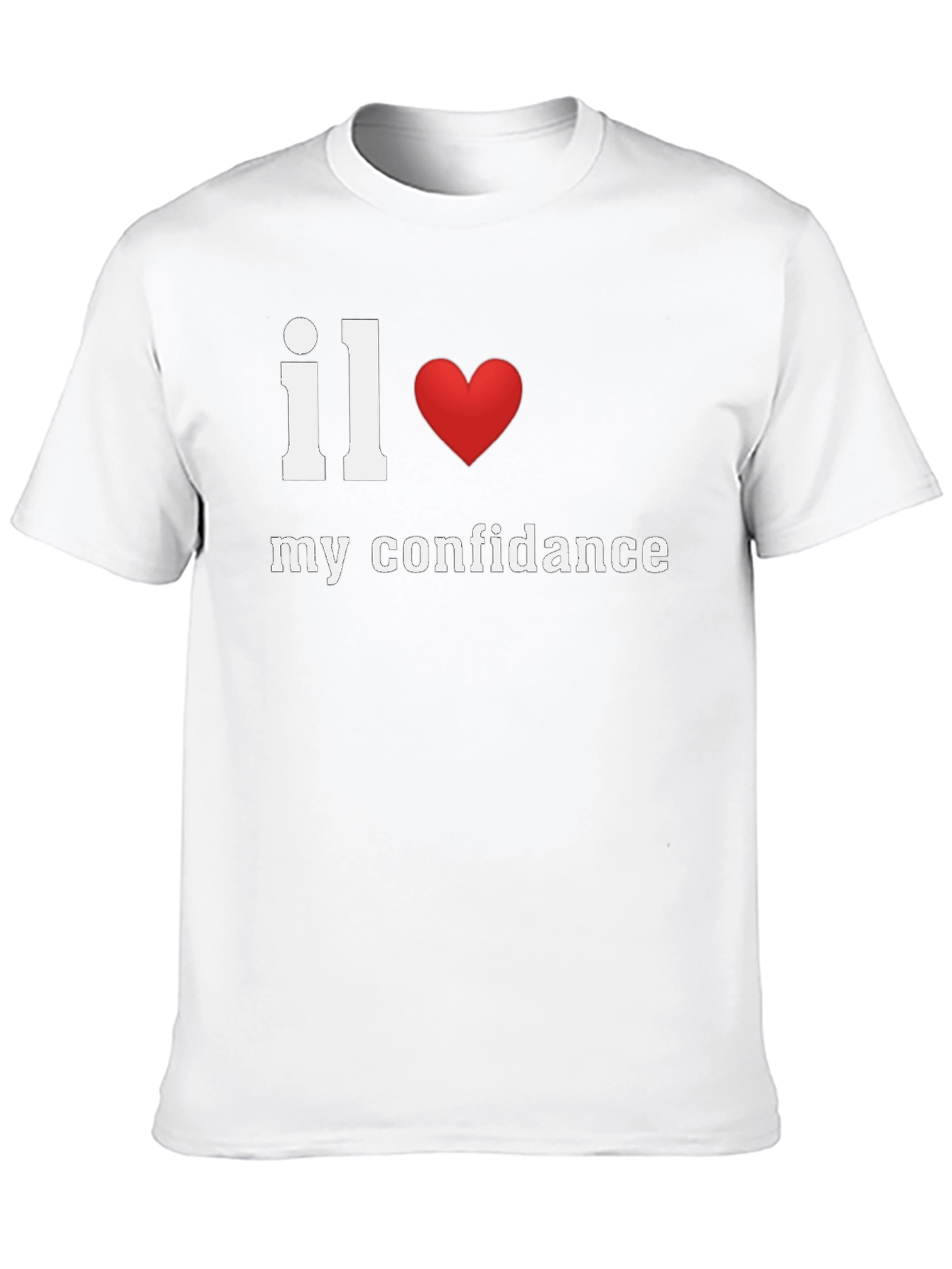 Black I Love My Confidence Graphic T-Shirt - Soft Cotton Tee view 10