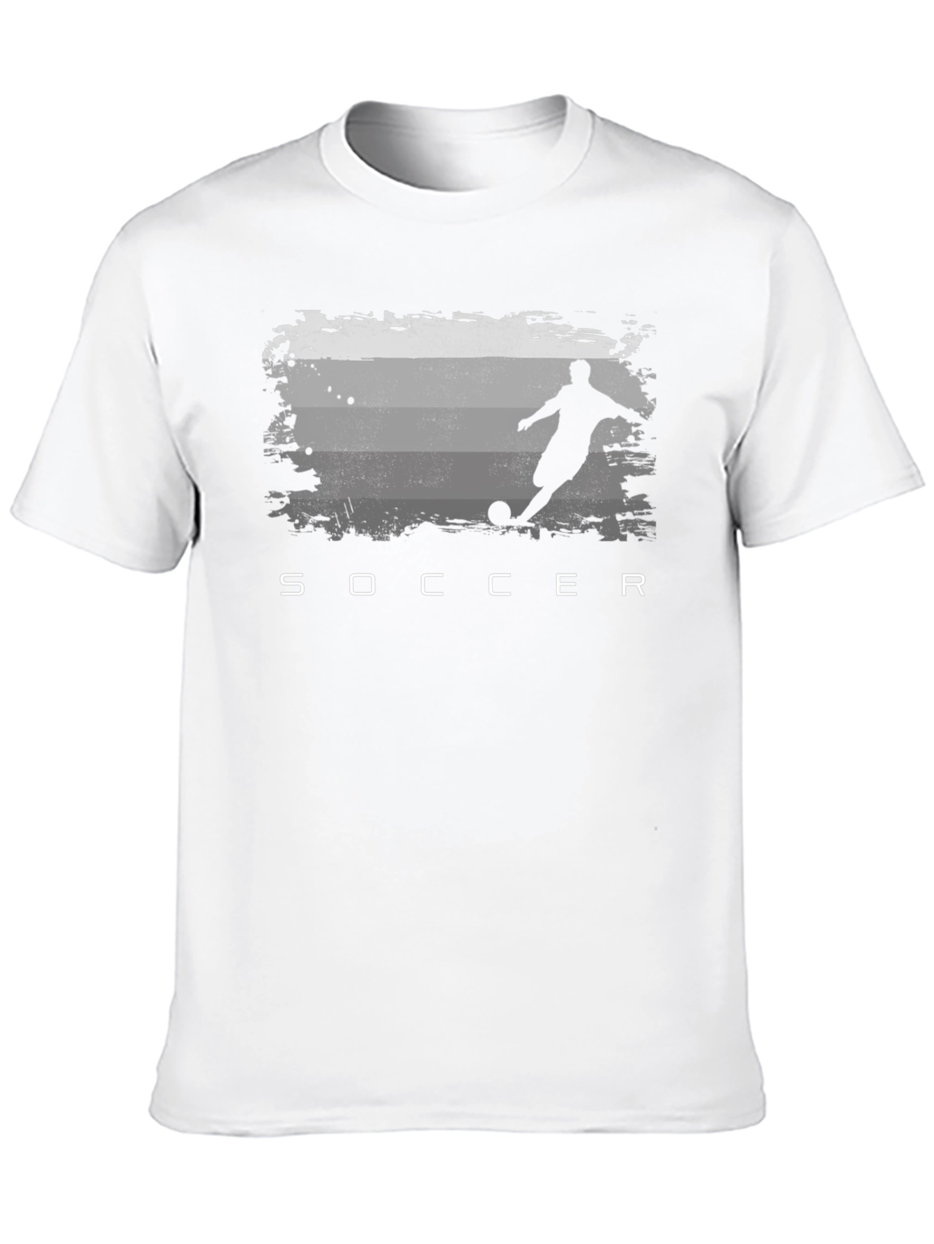 Black Soccer Graphic Tee - Stylish Sport T-Shirt view 10