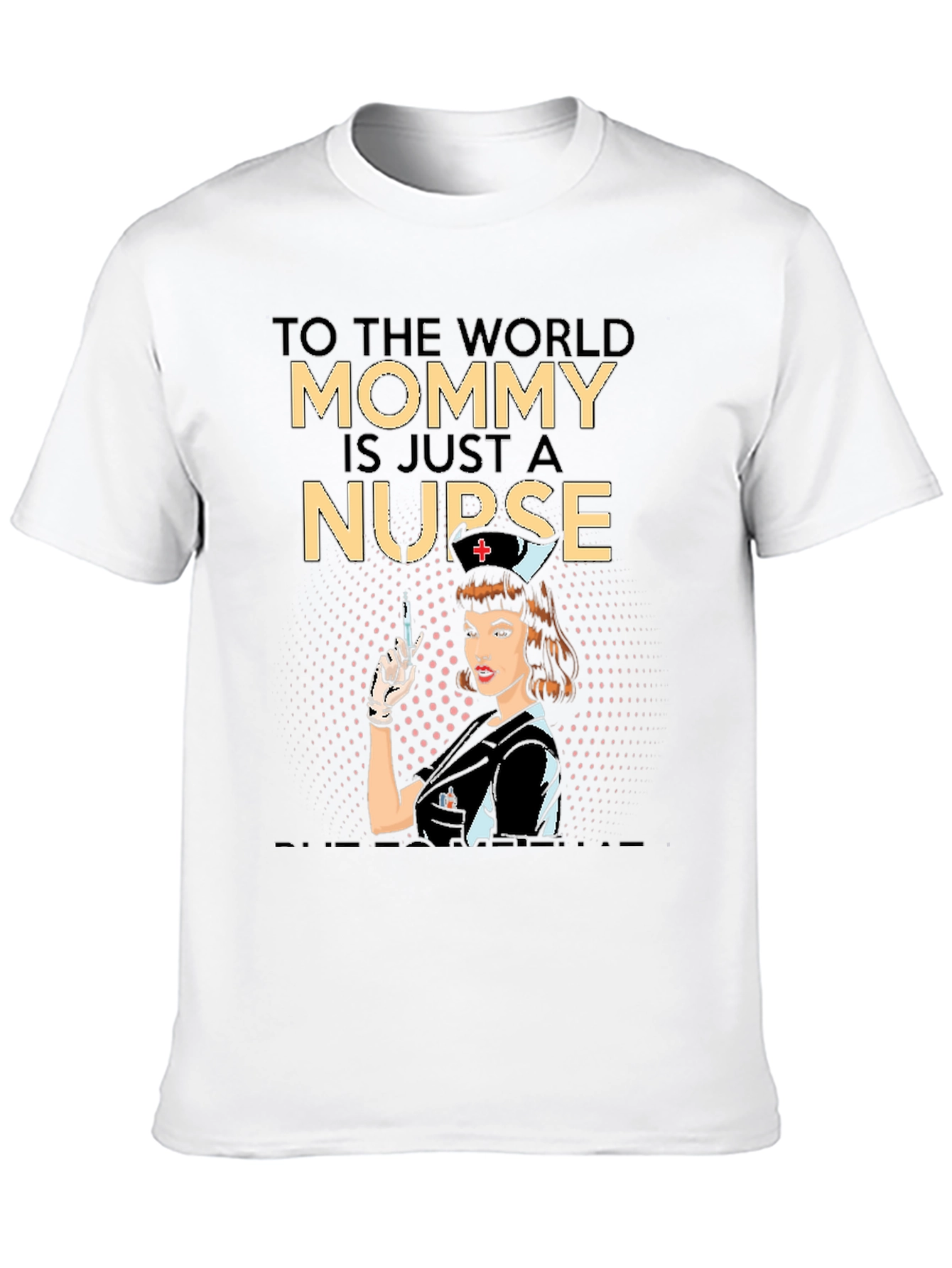 Black Mommy Nurse Graphic Tee view 10