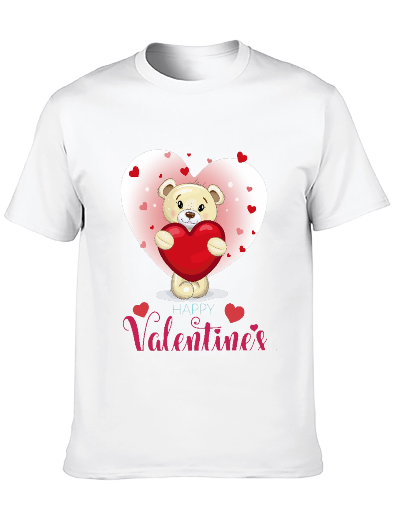 Black Valentine's Day Bear T-Shirt view 10