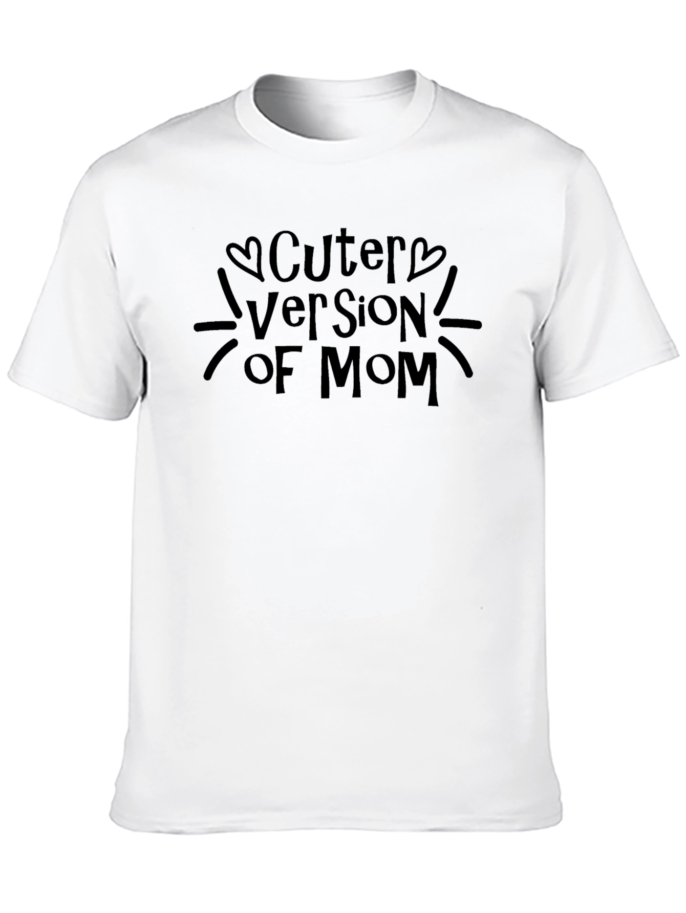 Black Cutest Version of Mom Graphic Tee - Unisex view 10