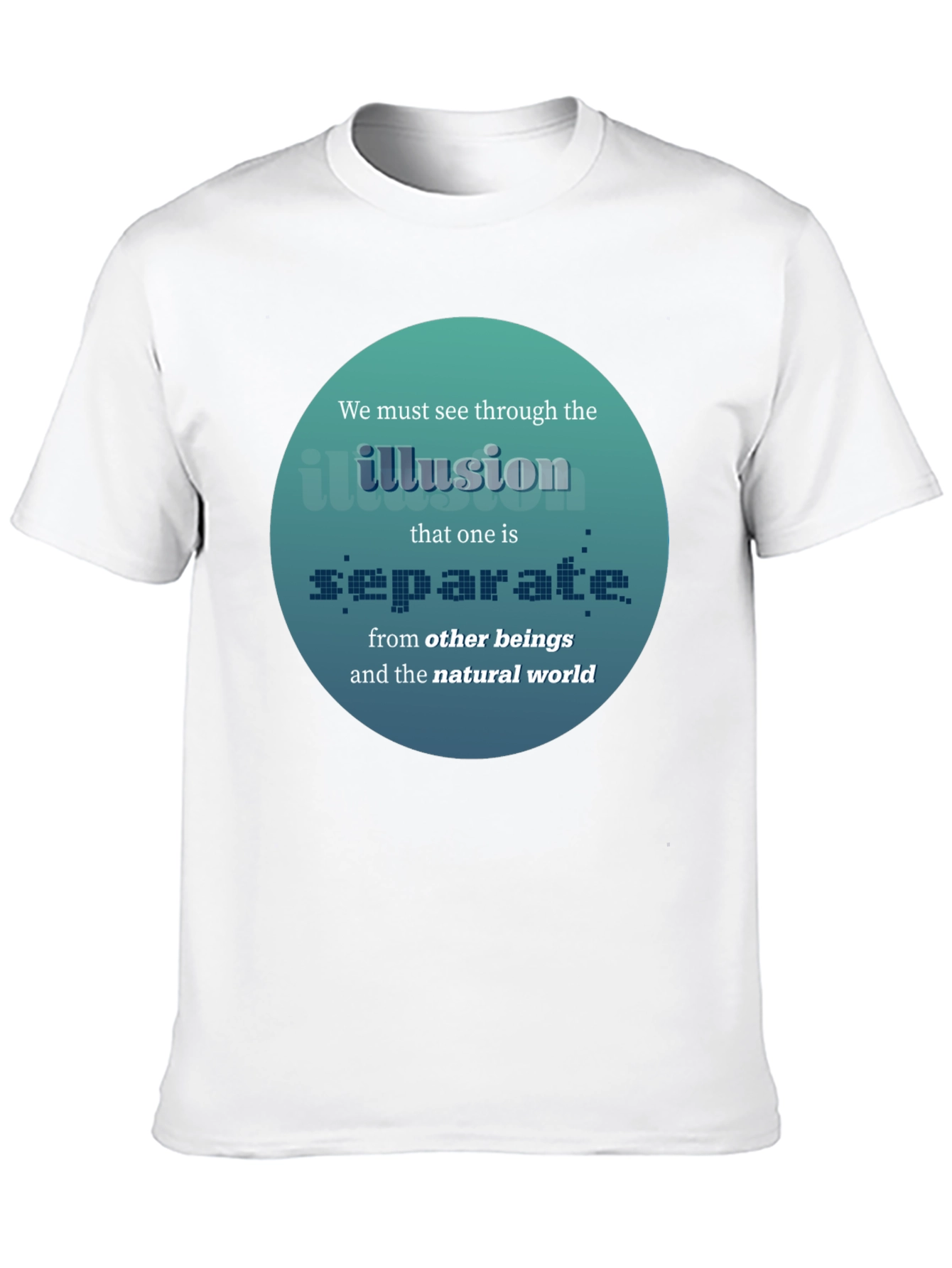 Black Illusion T-Shirt: See Through Separation view 10