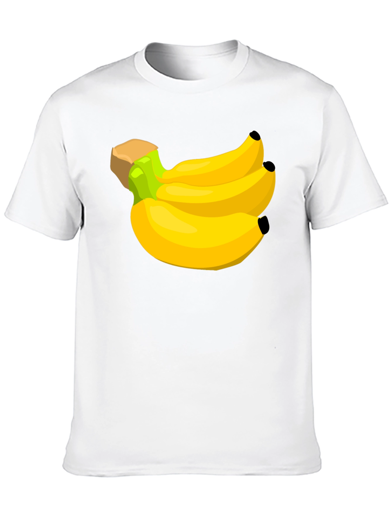Black Banana Bunch Graphic Tee - Black Cotton T-Shirt view 10