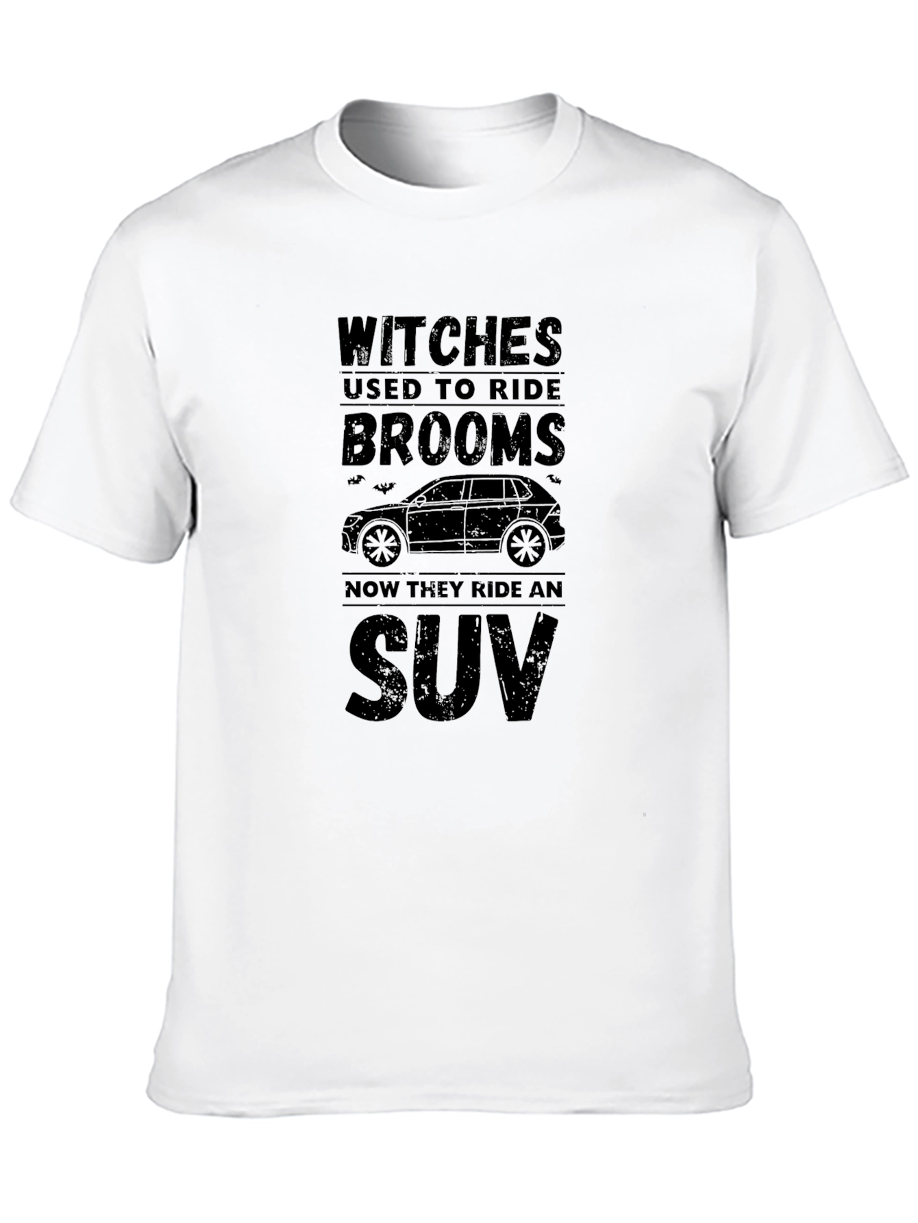 Witches Ride SUV Funny Halloween Graphic Tee - 10