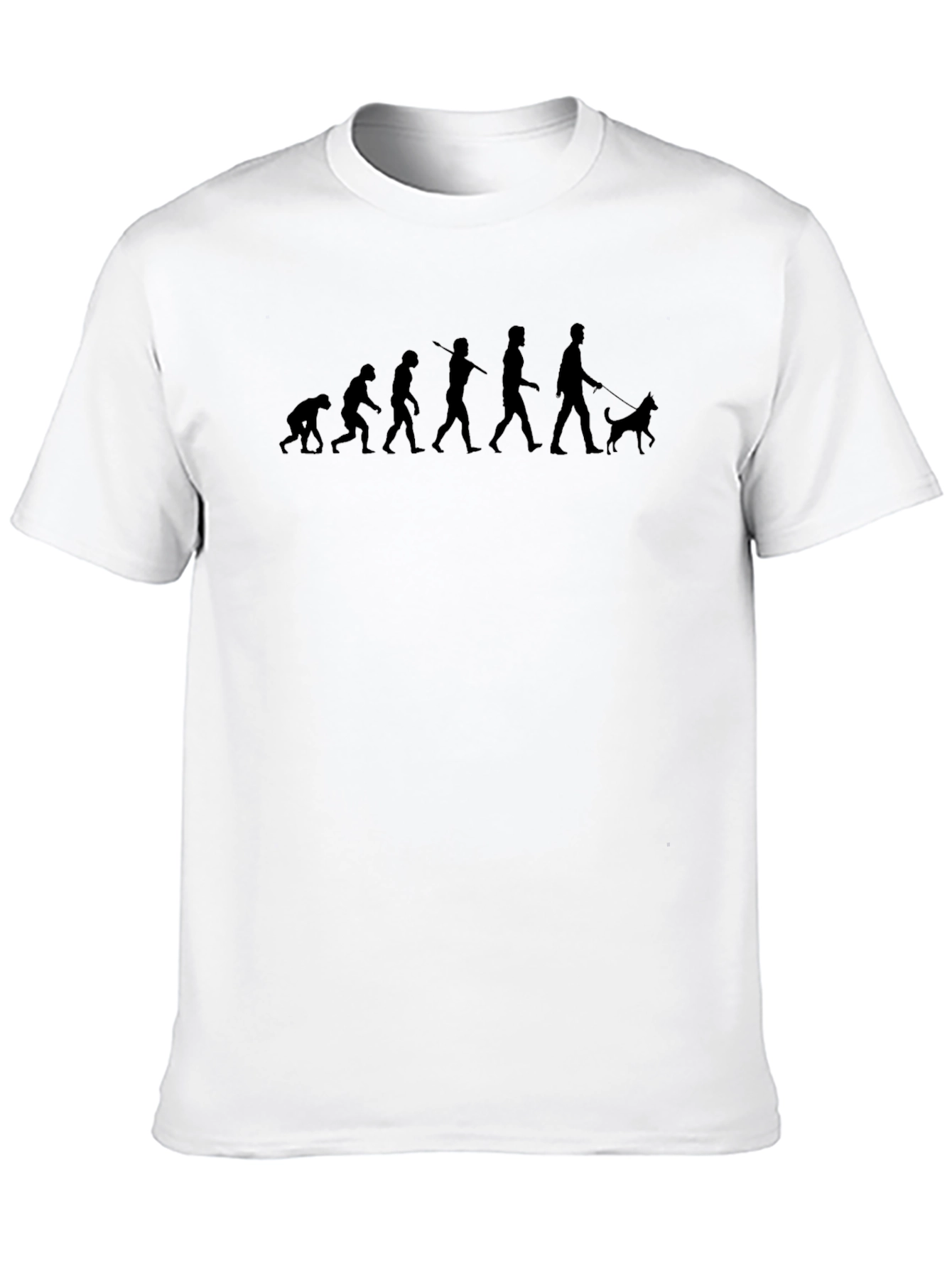 Black Evolution Dog Walking T-Shirt view 10