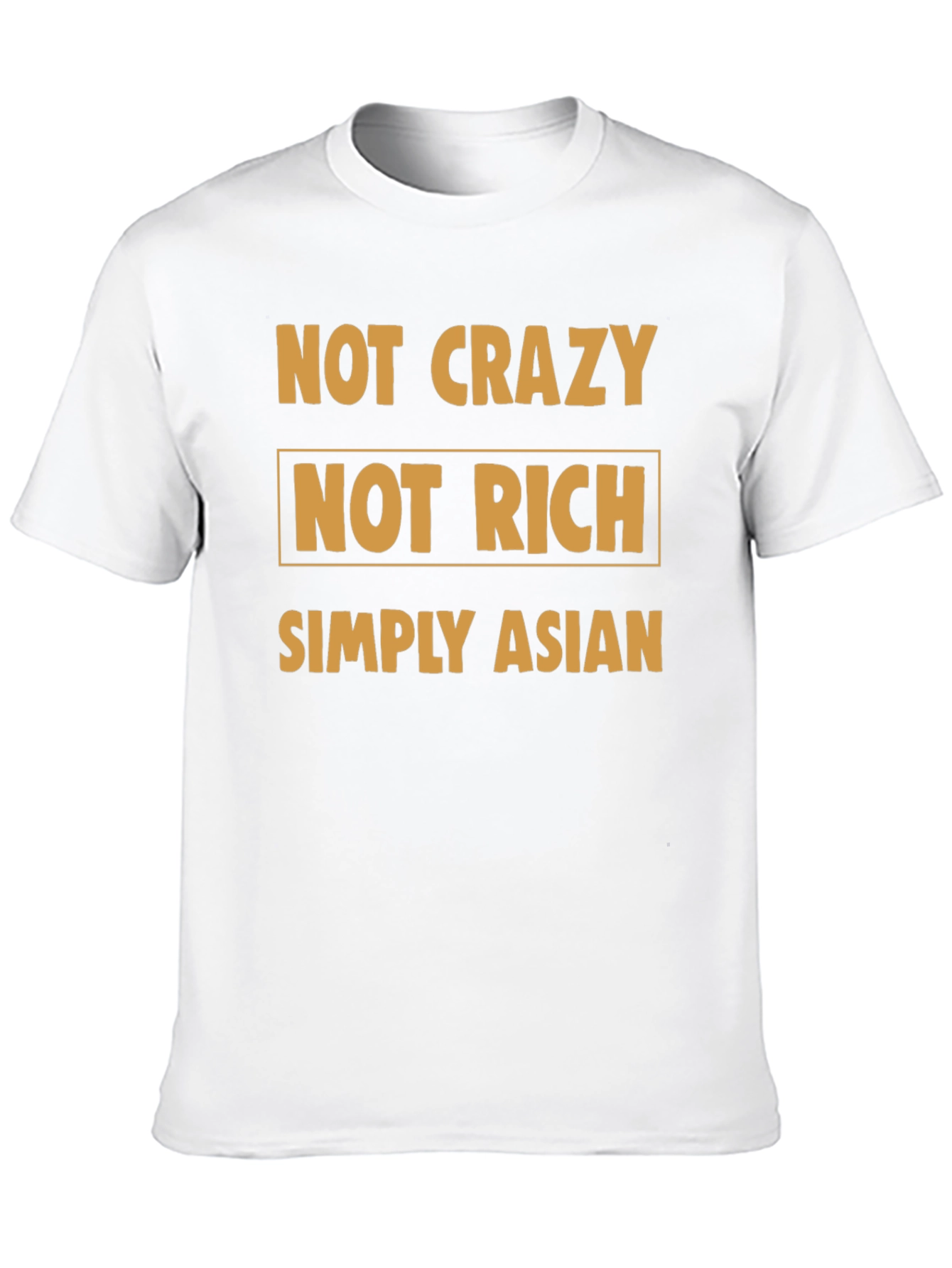 Black Not Crazy Not Rich Simply Asian T-Shirt view 10