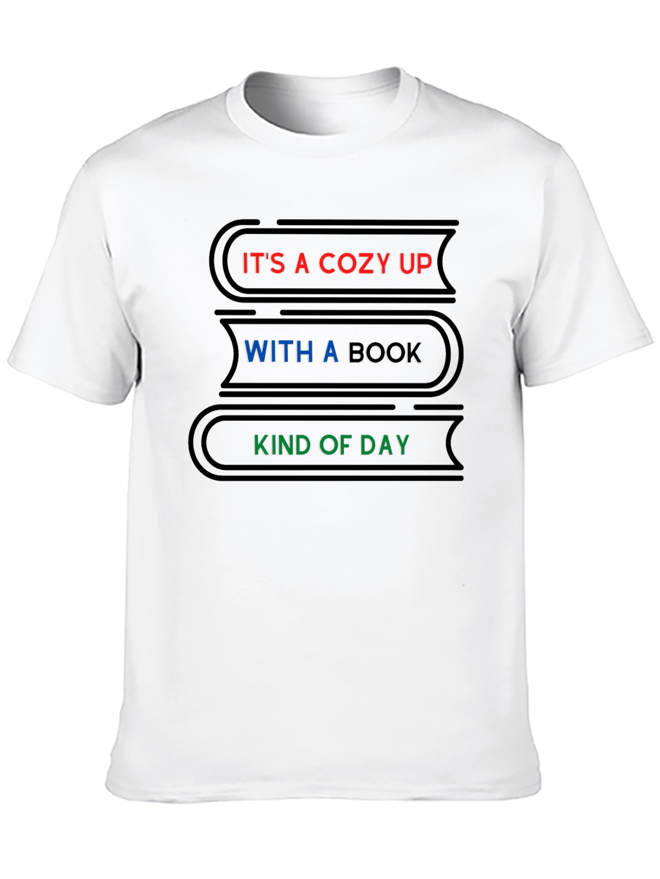 Black Cozy Up With a Book T-Shirt view 10