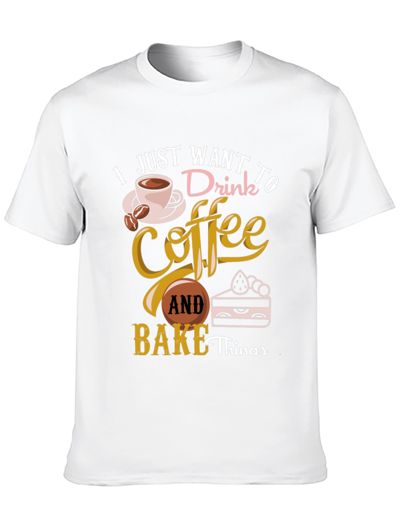 Black Coffee & Baking Lover T-Shirt view 10