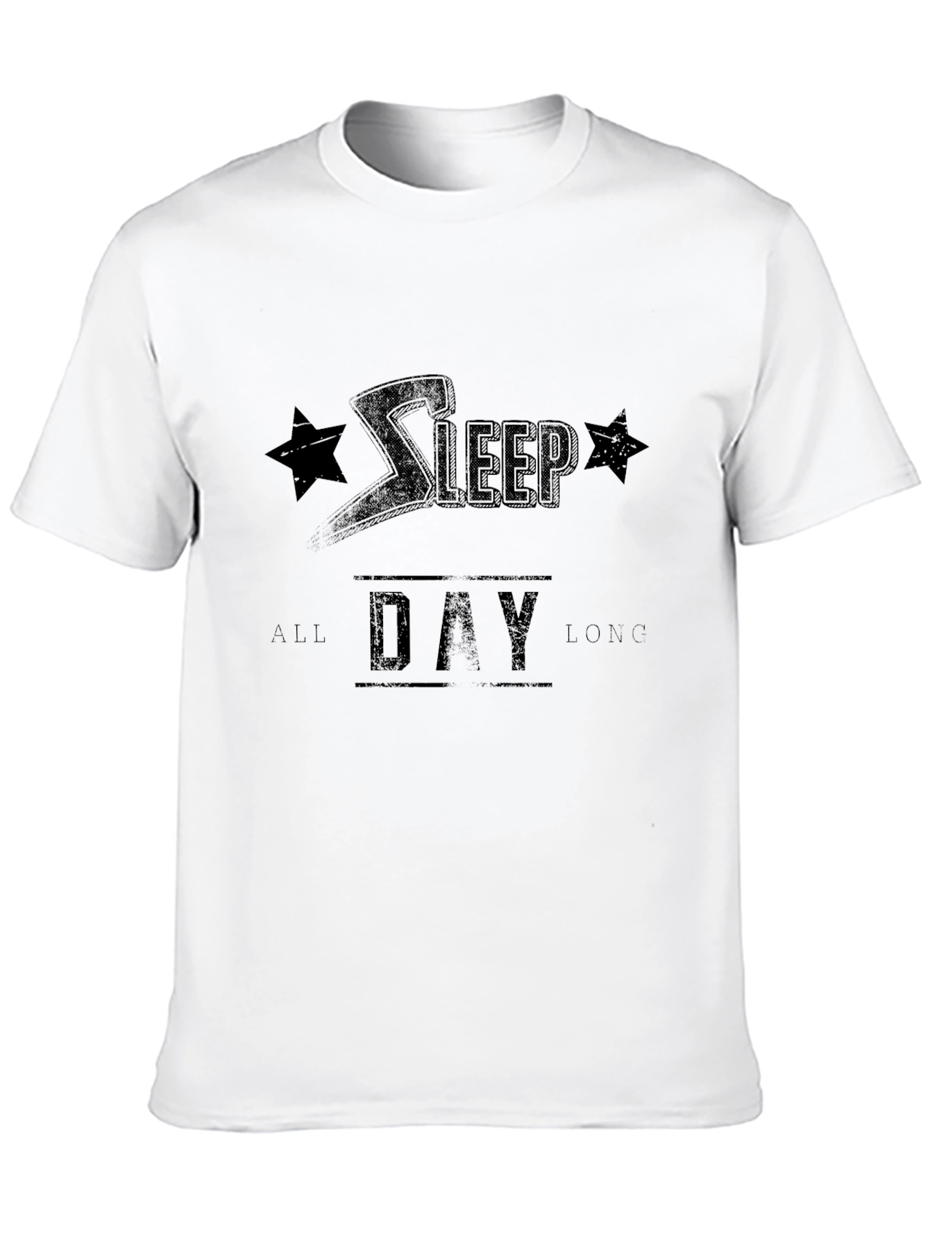 Black Sleep All Day Long Graphic Tee view 10