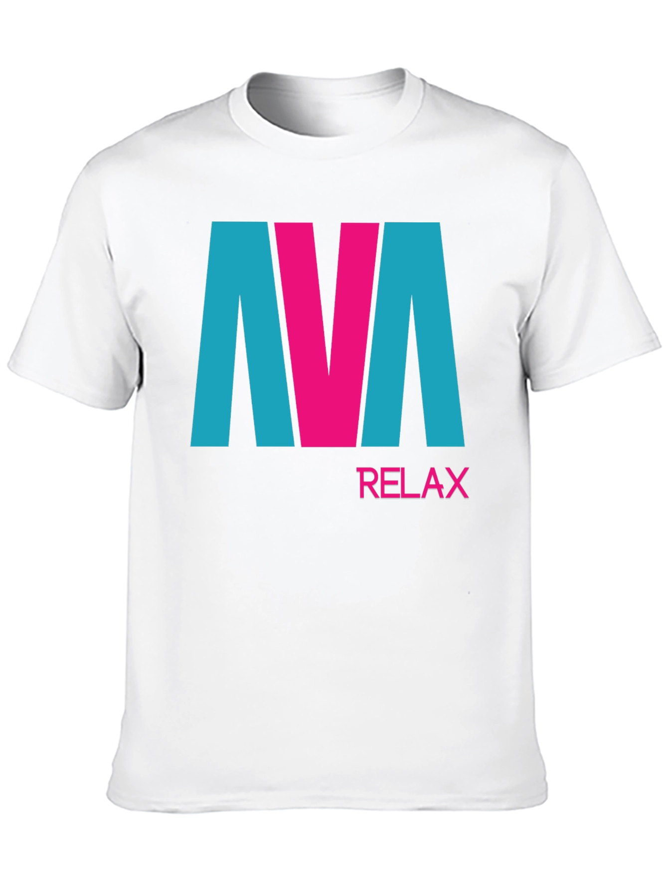 Black AVA Relax Graphic Tee - Black Cotton Blend T-Shirt view 10